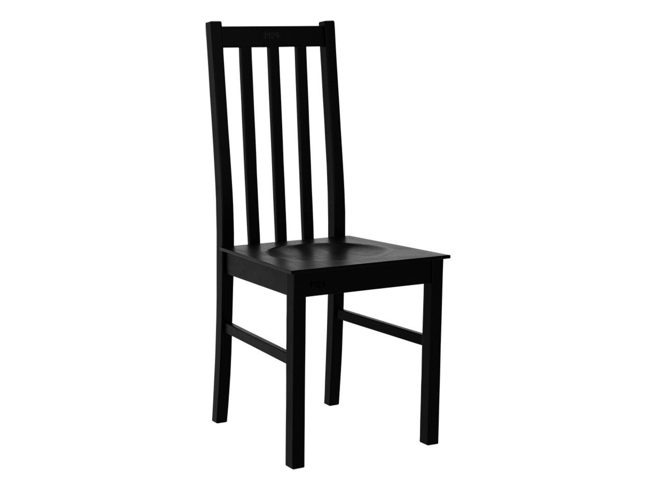 MIRJAN24 Stuhl Bos X DR (1 Stück), aus Buchenholz, 43x40x94 cm Schwarz | Stühle