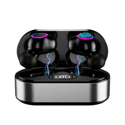 Greensky HiFi Stereo Wireless Earbuds Bluetooth-Kopfhörer (Siri, Voice Assistant, Rauschunterdrückung)