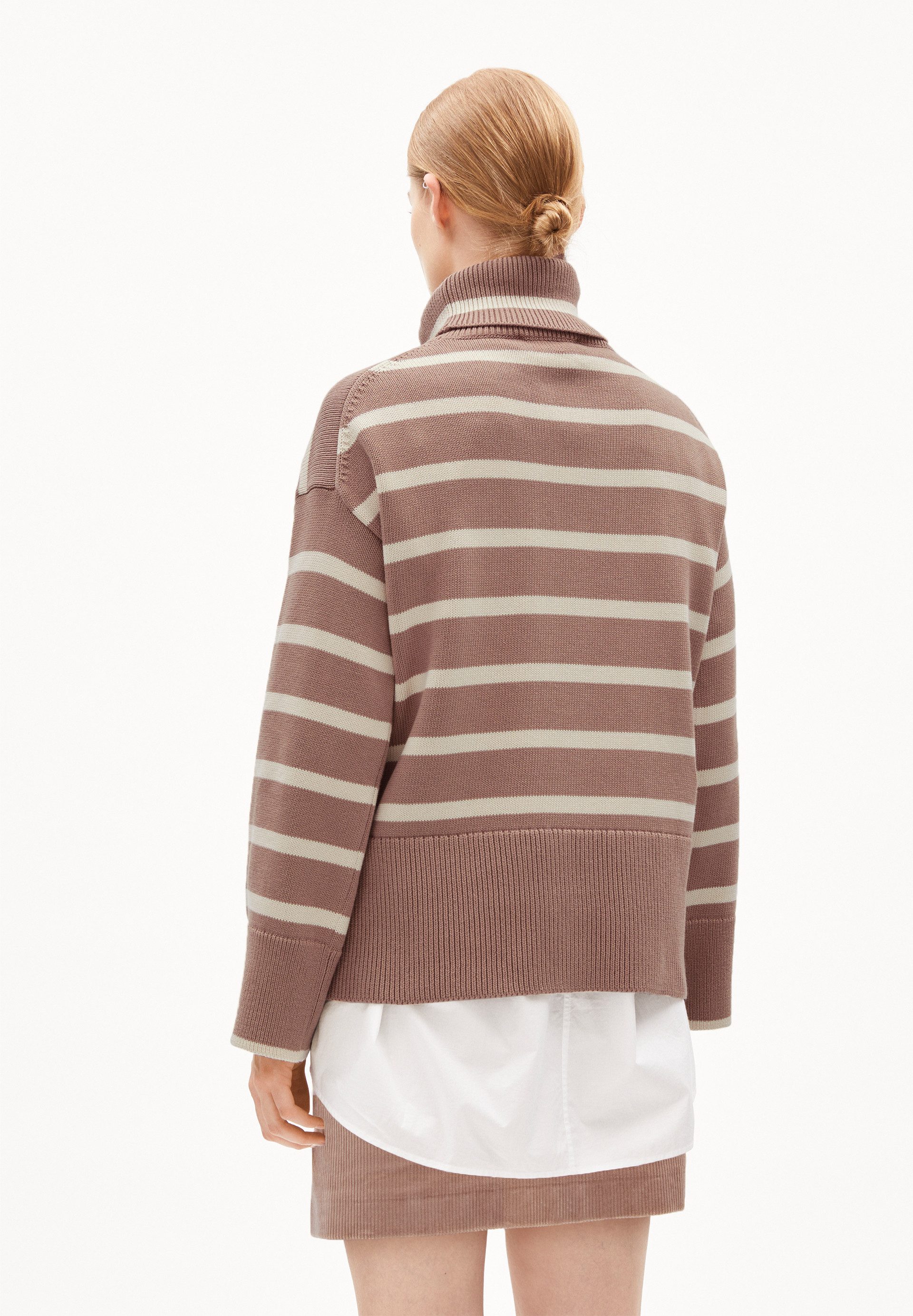 Armedangels Strickpullover CHANAA STRIPES Loose Fit