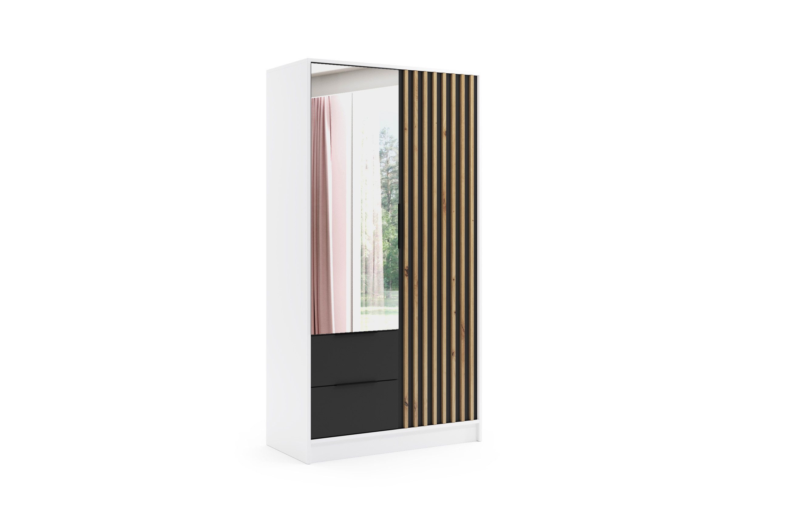 ALTDECOR Drehtürenschrank NERA (Kleiderschrank Garderobenschrank mit günstig online kaufen