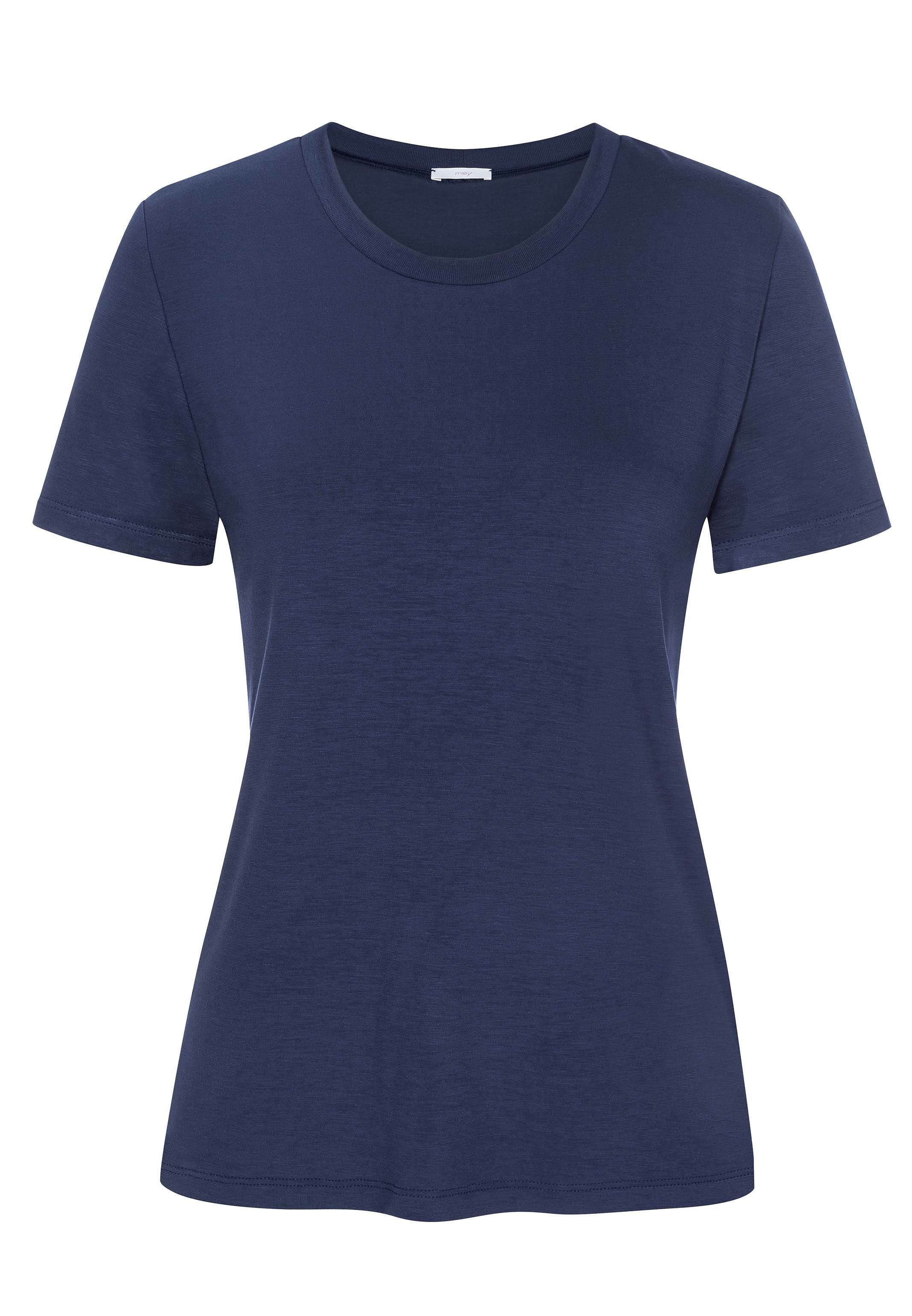 Mey Pyjamaoberteil Lounge-Shirt True Oberteil blue (1-tlg) Elin - Kurzarm Easy Sleepy - Schlafanzug &
