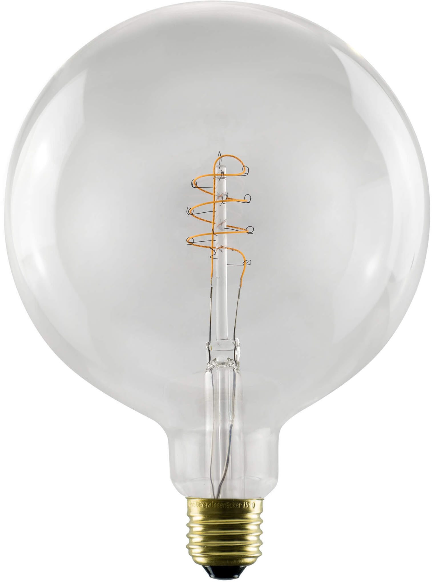 SEGULA LED-Filament LED Globe 150 klar, E27, E27, 1 St., Warmweiß