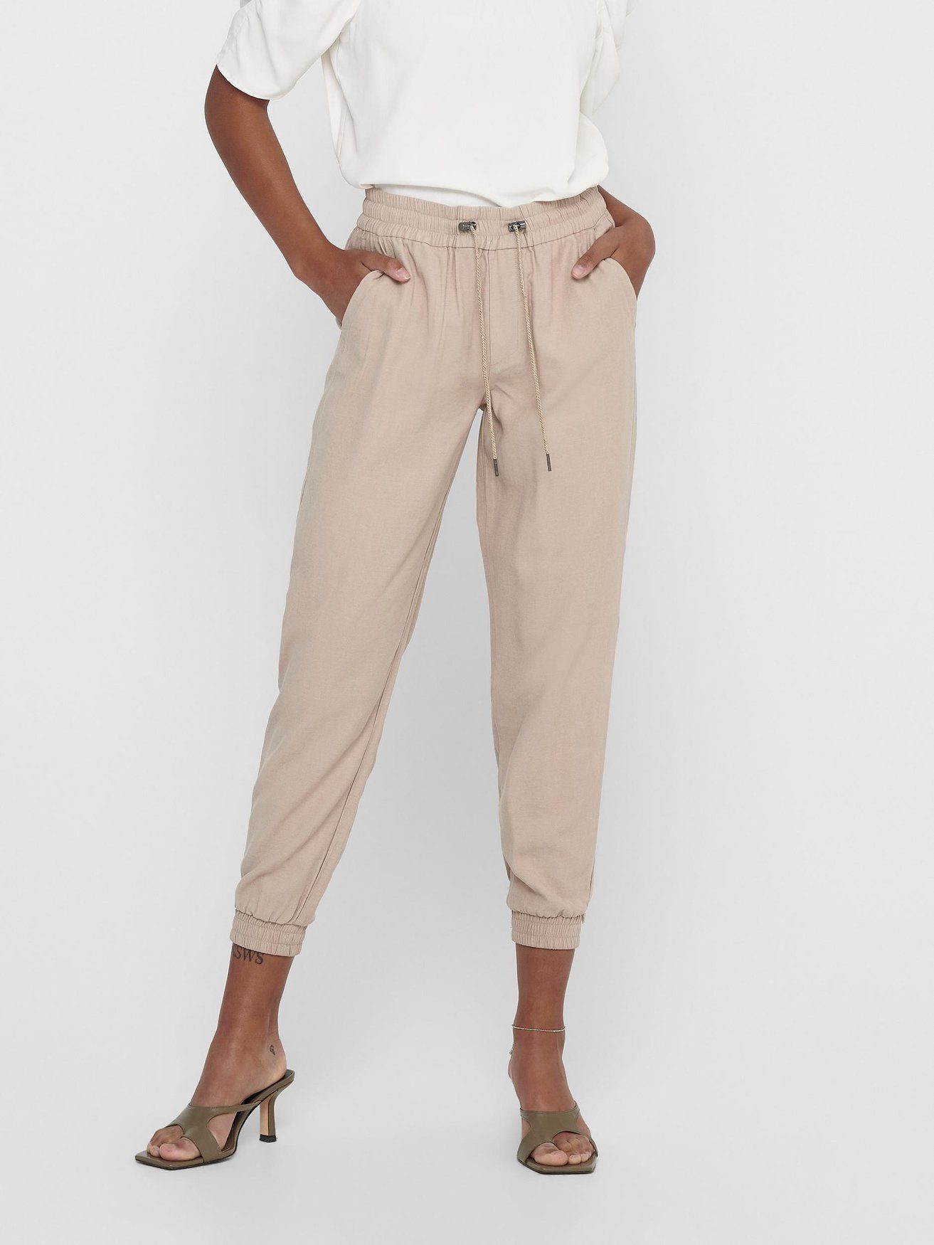 ONLY Stoffhose ONLKELDA-EMERY MW PULL-UP PANTS PNT günstig online kaufen