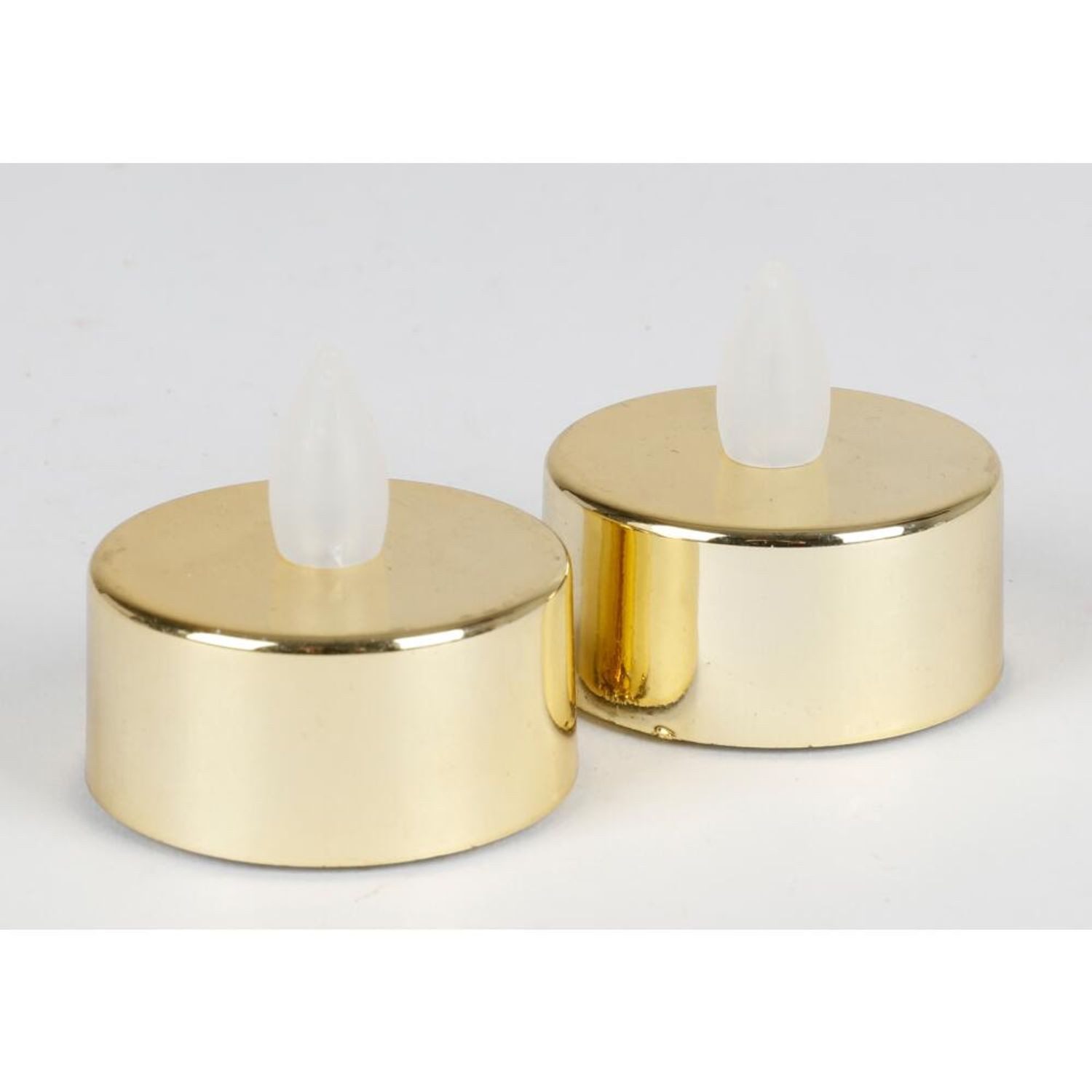 BURI Tafelkerze BURI Elektrische Teelichter LED Flackernd Metallic Glitter günstig online kaufen