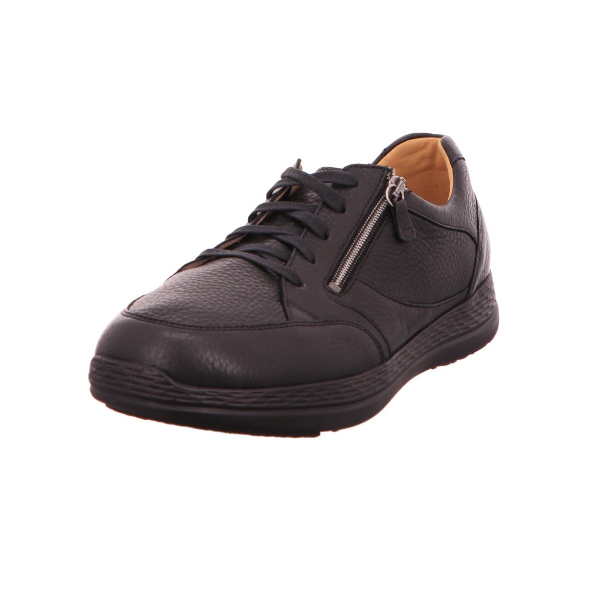 Freizeit Schnürer für Herren in schwarz Schnürschuh