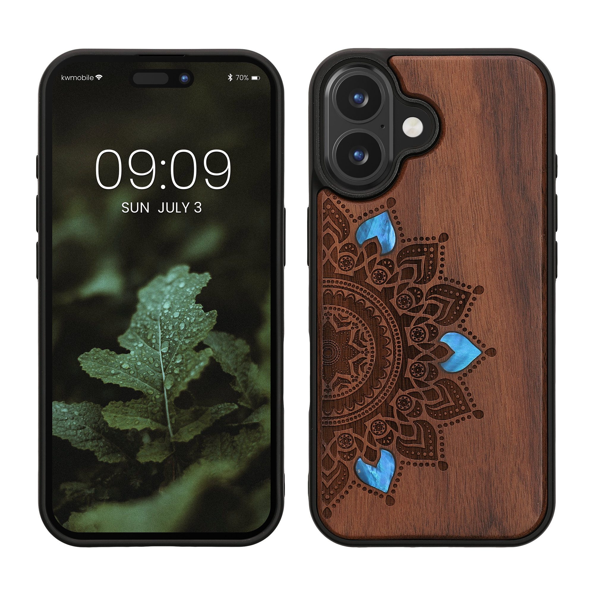 kwmobile Handyhülle Hülle für Apple iPhone 16, Handyhülle TPU Cover Bumper Case