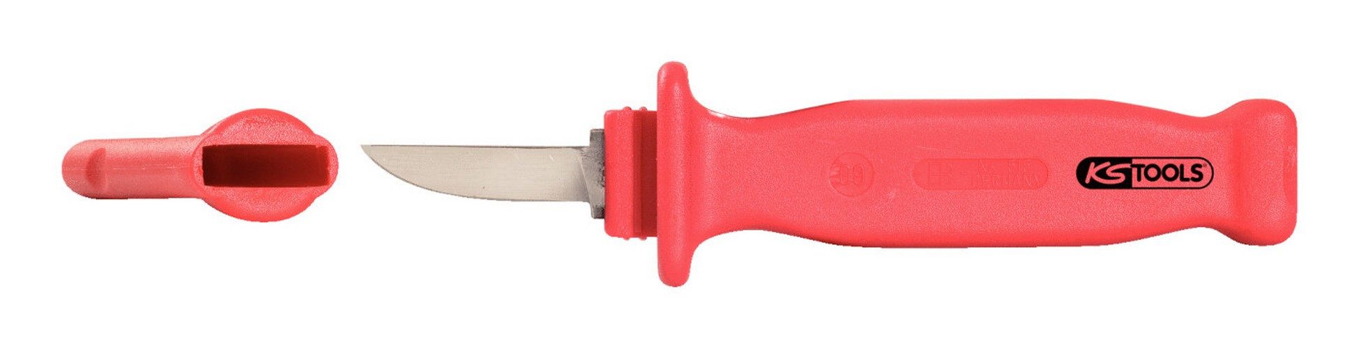 GEDORE Red VDE-Kabelmesser – Isoliert, Mit Auswechselbarer Klinge & Schutzkappe | DIN EN 60900
