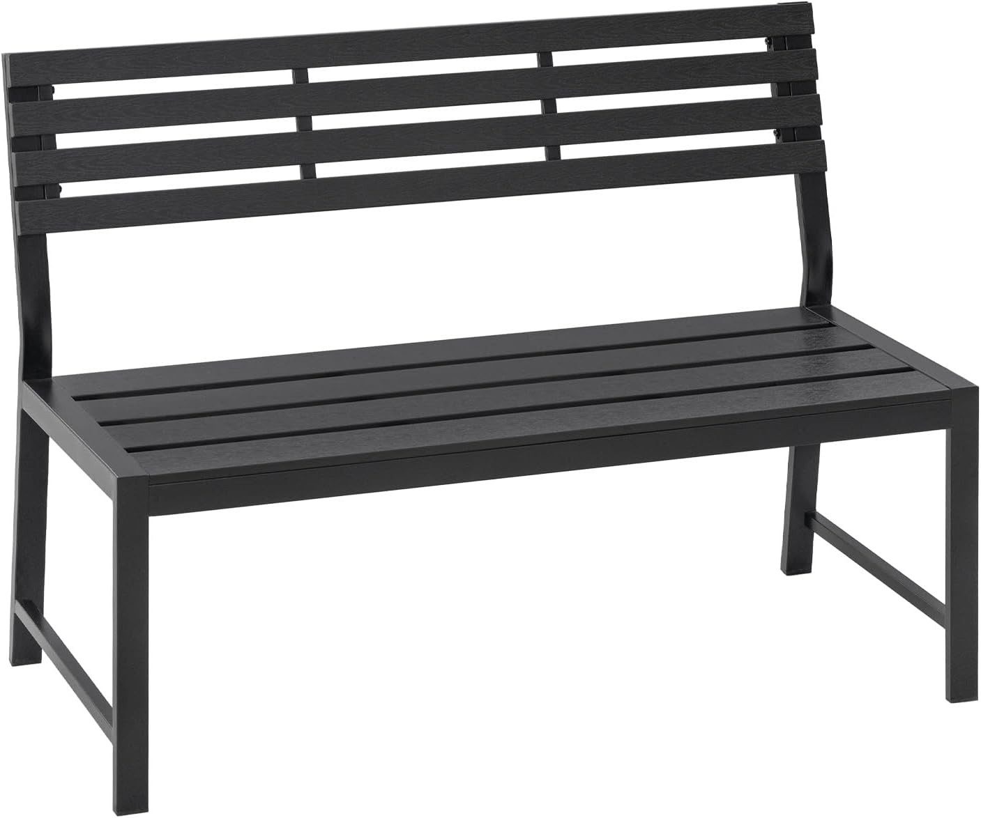 Woltu Gartenbank (1-St), Wetterfest für 2-3 Sitzer, bis 280 kg Belastbar