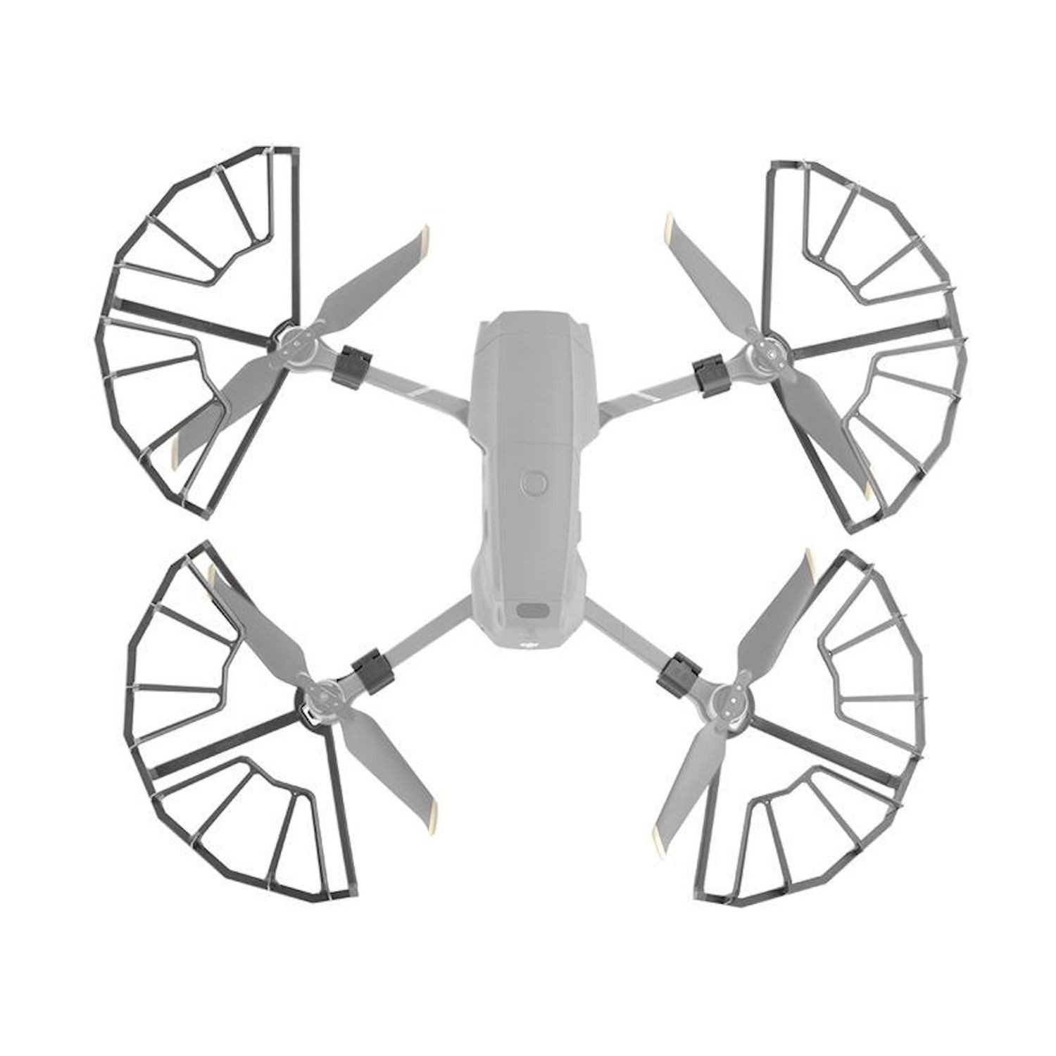 Wigento Für DJI Mavic 2 Pro / 2 Zoom Propeller Schutzring Anti-Kollisionsring Zubehör Drohne