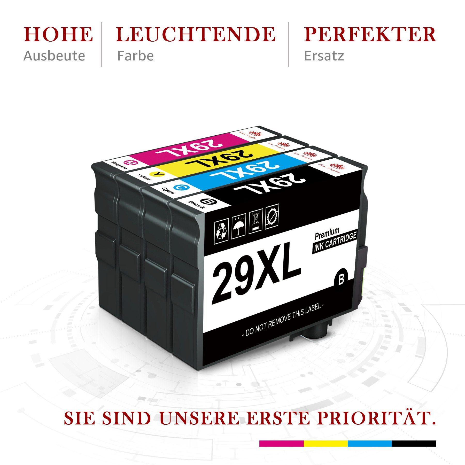 29XL 29 T2991 XL Toner XP-342 Tintenpatrone für (0-tlg) EPSON 352 Kingdom 355 345