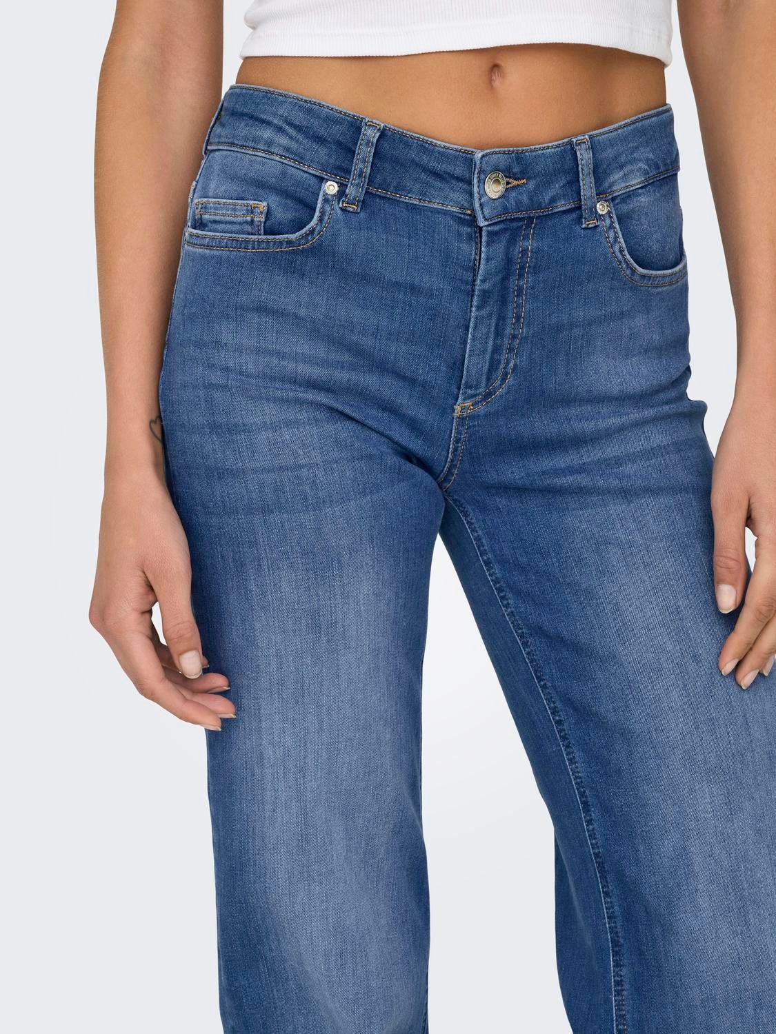 ONLY Straight-Jeans ONLBLUSH – Straight Fit mit klassischem 5-Pocket-Design straight fit, Denim/Jeans, Baumwollmischung, Coinpocket, unifarben – Bild 2 von 5