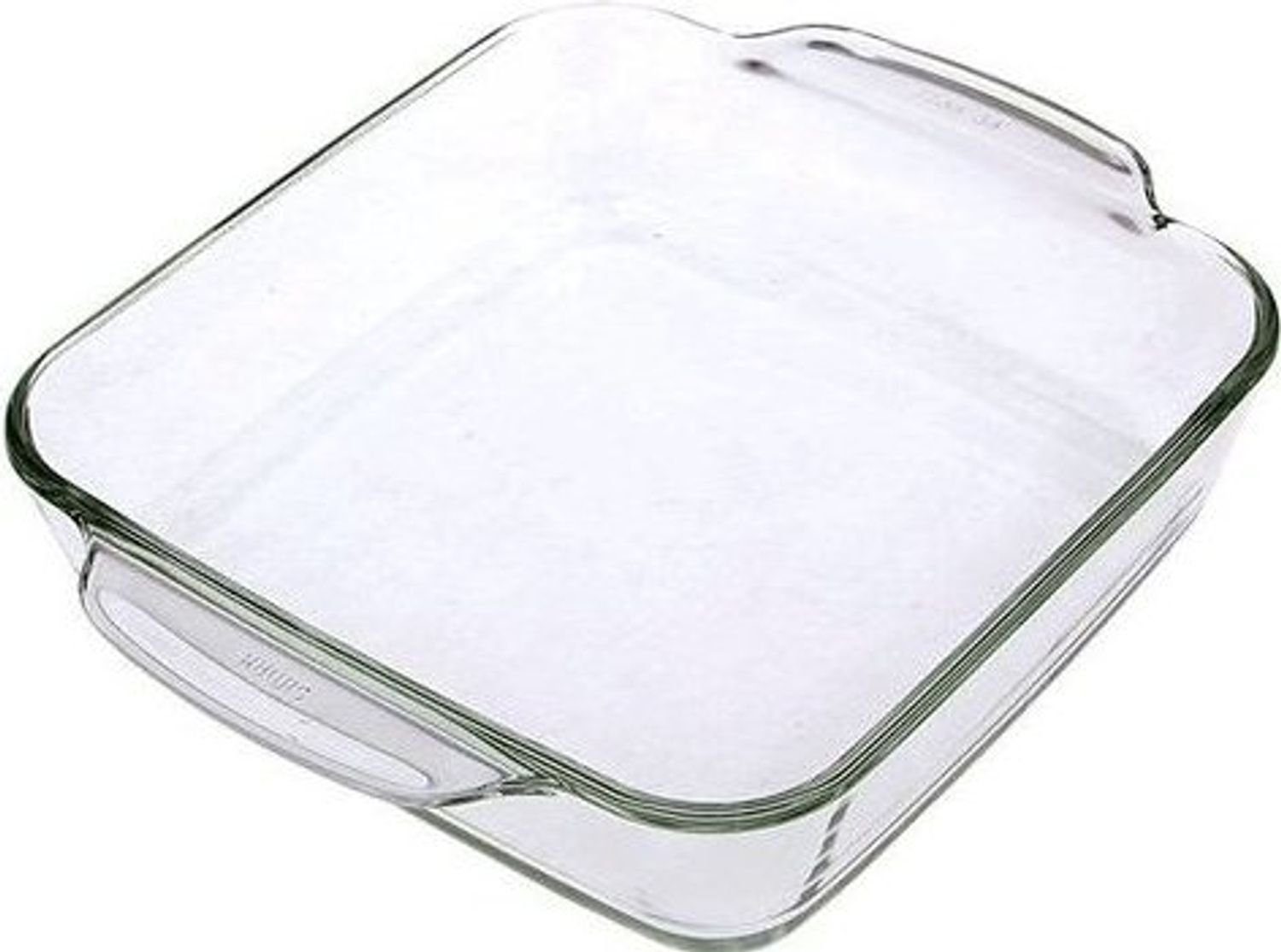 SIMAX Auflaufform Brat- und Backschale quadratisch 1,6 l 25,4 x 21 x 5,5 cm, Glas