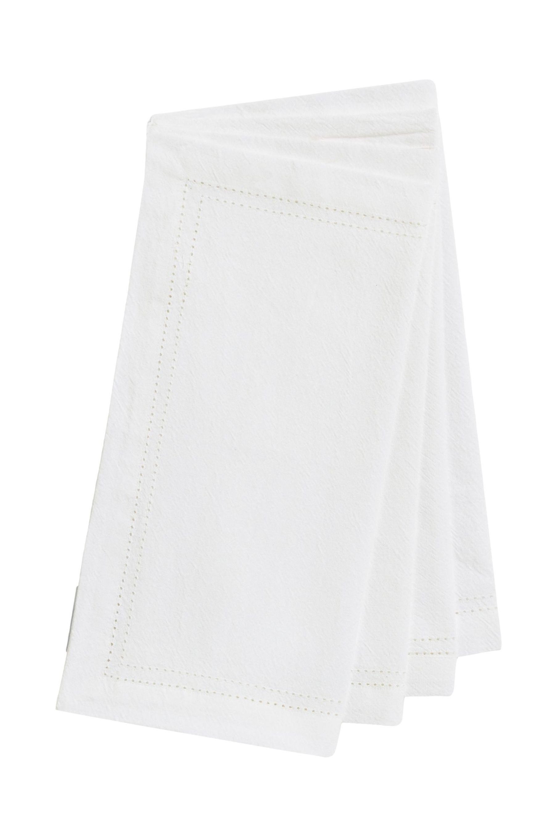 Next Stoffserviette 4er Set Servietten aus gewaschener Baumwolle, (4 St)