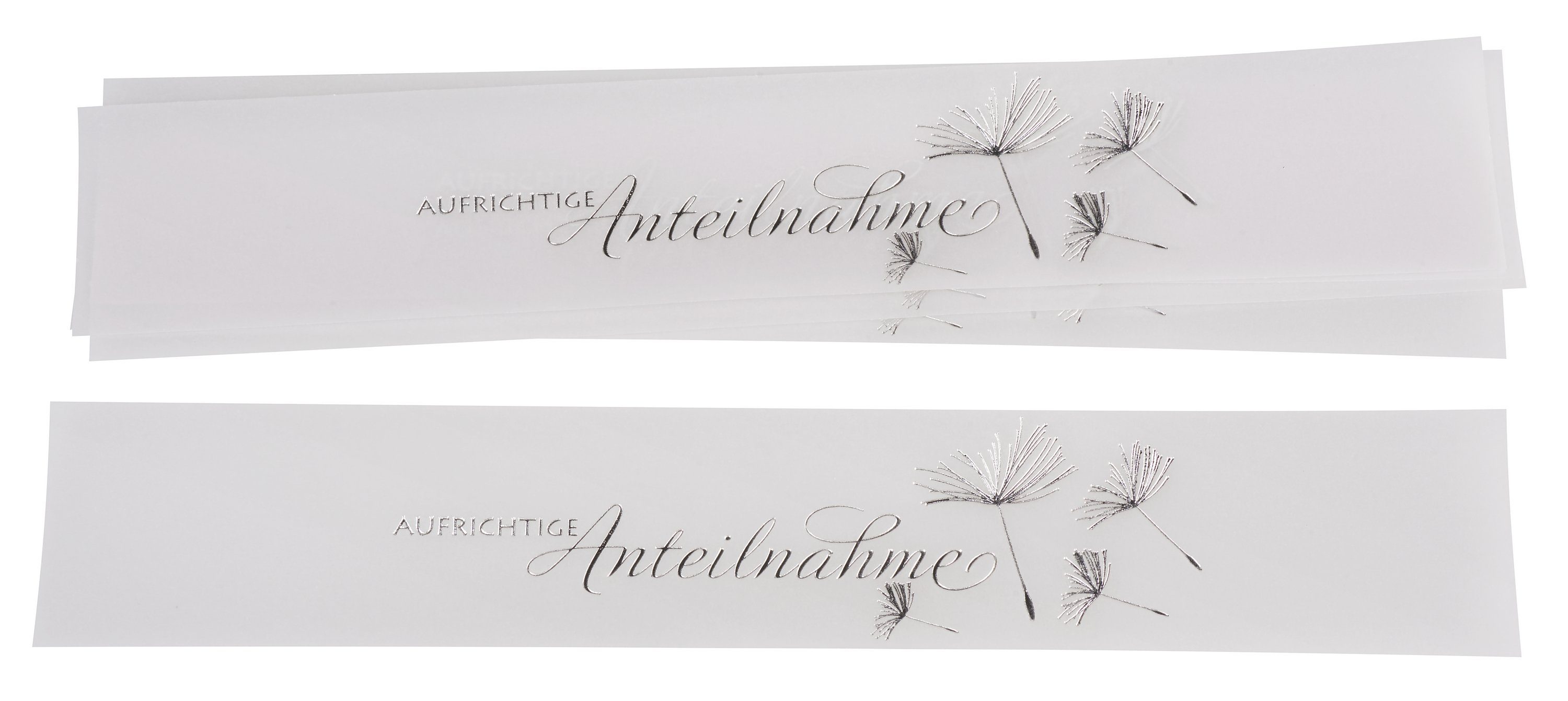 Ursus - Ludwig Bähr Transparentpapier Aufrichtige Anteilnahme, 5 Stück