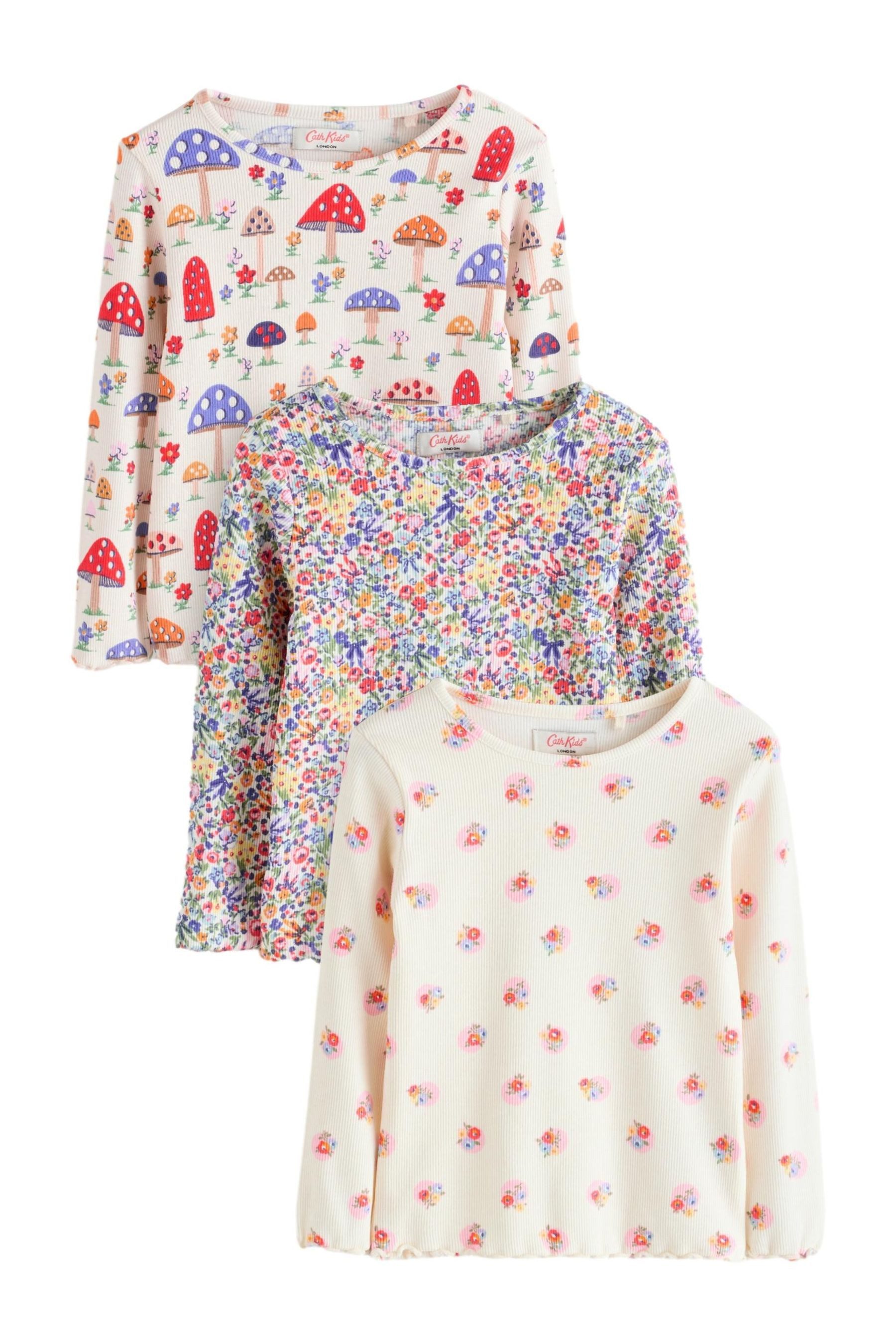 Langarmshirt Cath Kidston Geblümte Langarmshirts, 3er-Pack