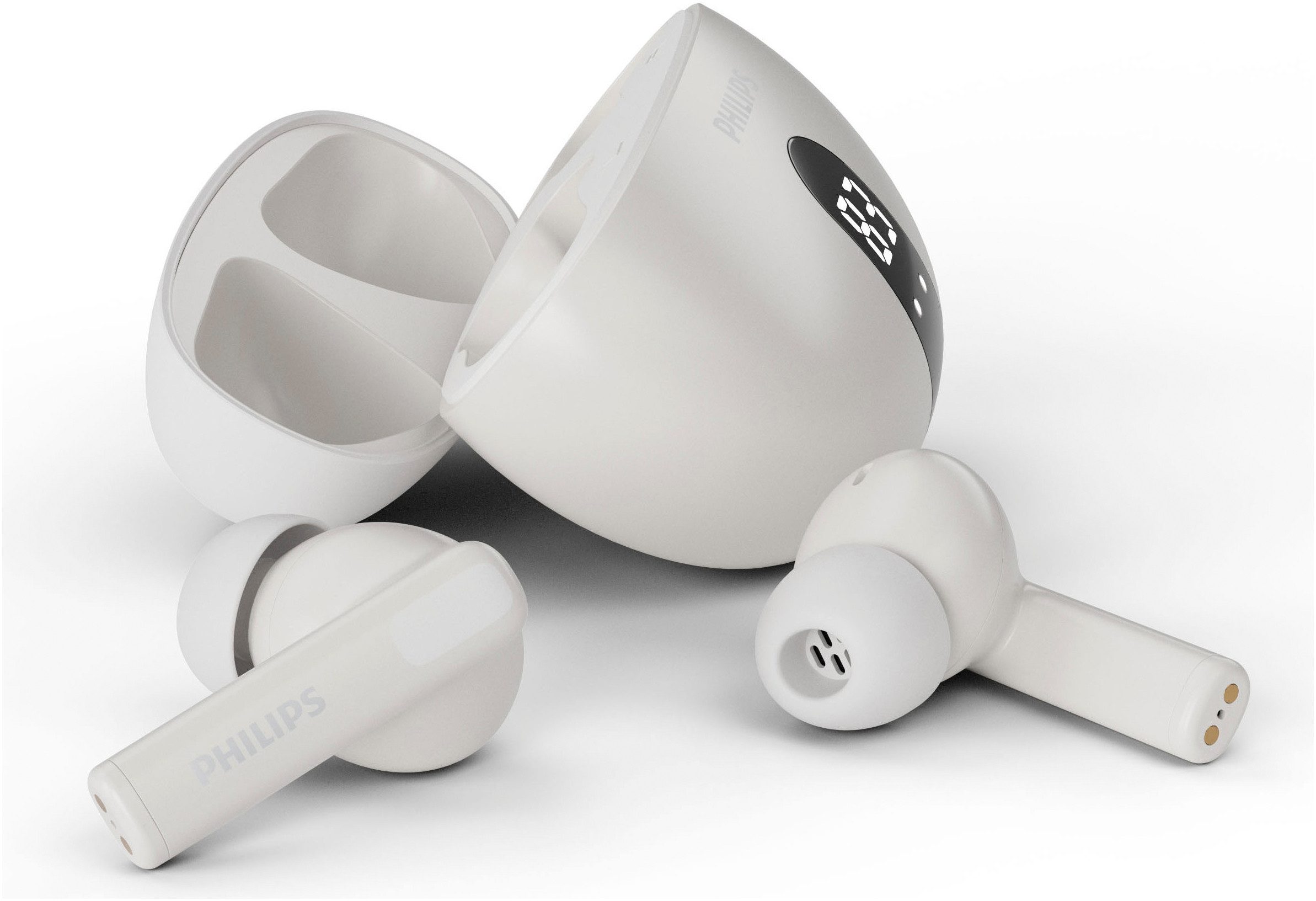 Philips TAT 2520 wireless In-Ear-Kopfhörer (Adaptive Noise-Cancelling, Freisprechfunktion, Multi-Point-Verbindung, Rauschunterdrückung, Sprachsteuerung, kompatibel mit Siri, Google Assistant, Siri, Bluetooth)