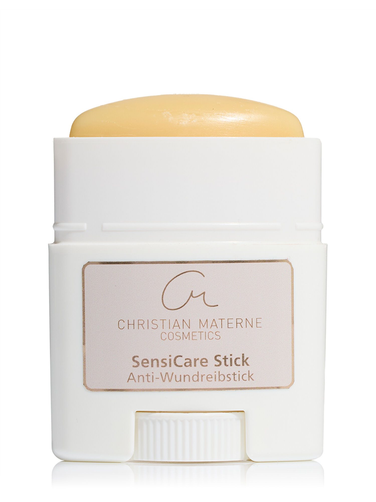 Christian Materne Bodylotion Anti-Wundreibstick "SensiCare Stick" Schutz vor Hautreibung, 15 g, 1-tlg., Schutz vor Wundscheuern, regenerierend mit Urea & Panthenol