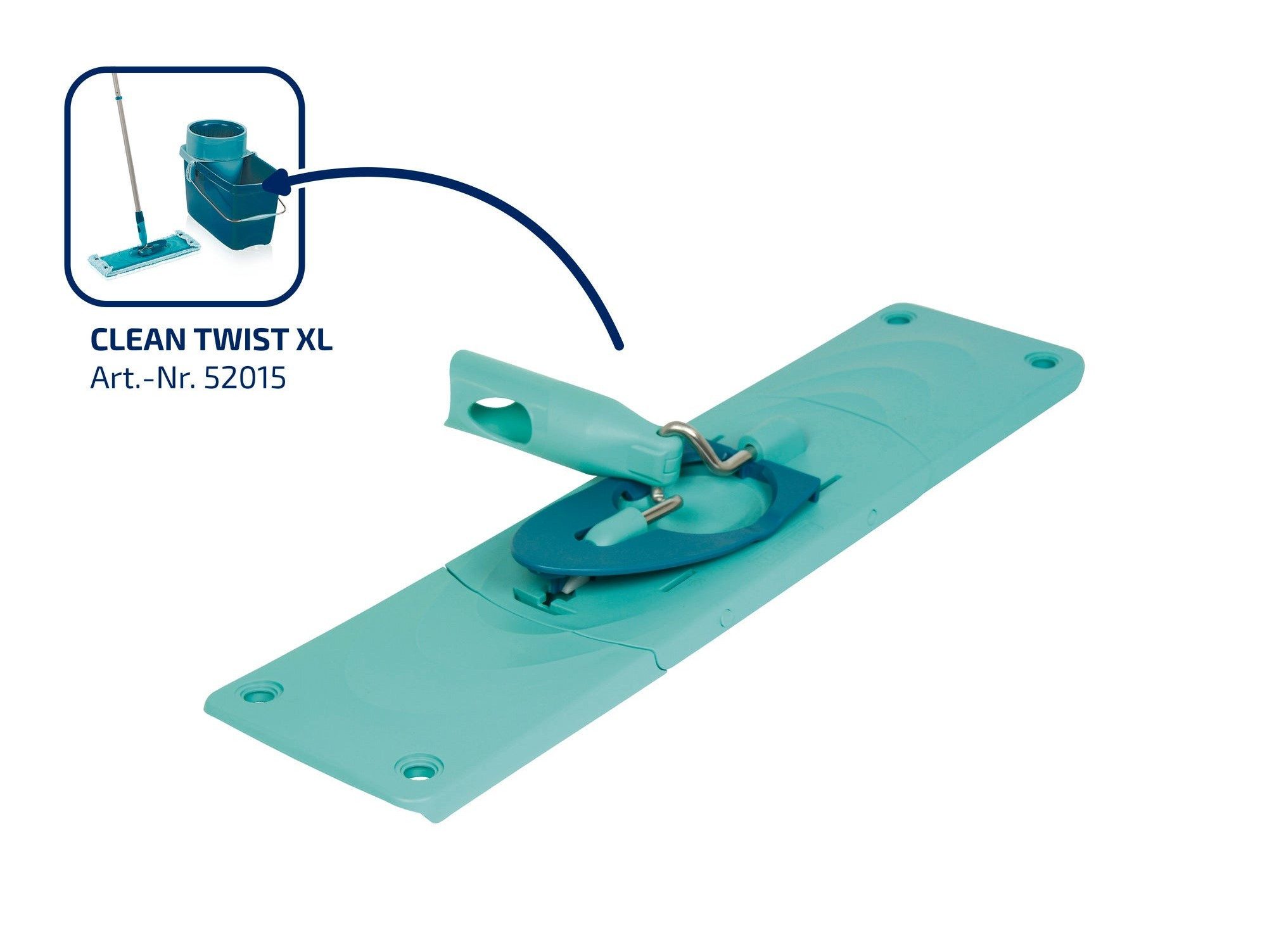 Leifheit Wischmopp Bodenplatte für CLEAN TWIST System XL 42 cm