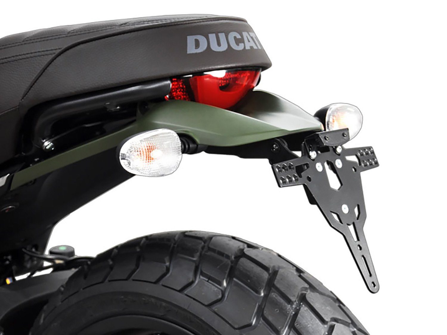 ZIEGER Kennzeichenhalter Pro Kennzeichenhalter für Ducati Scrambler 800 BJ 2015-17 Österreich