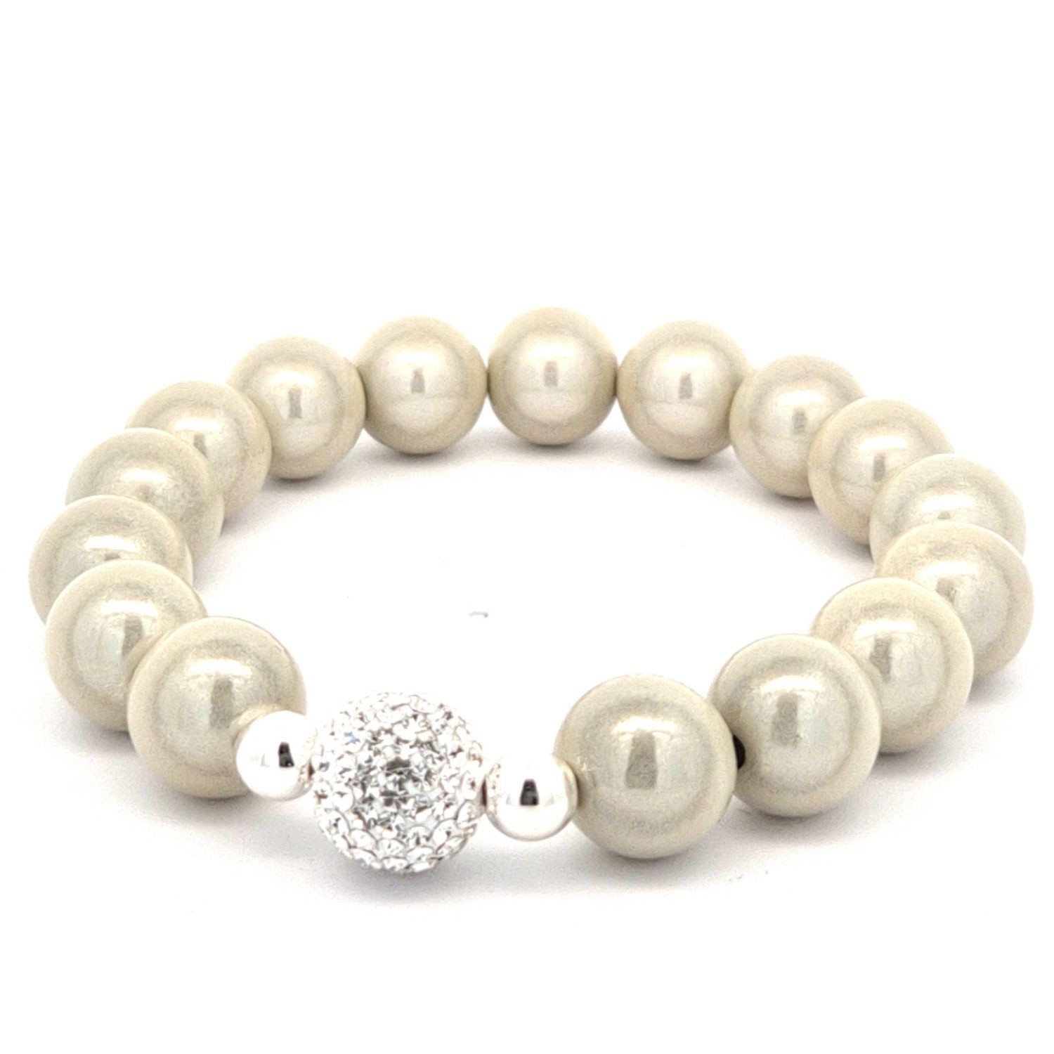 Impala Perlenarmband Funky, 3D Perlenarmband mit Glitzerkugel