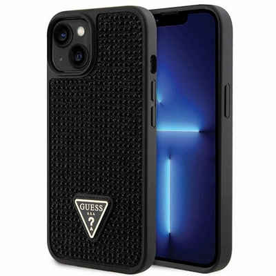 Guess Smartphone-Hülle Guess Rhinestone Triangle Hardcase Schutzhülle für Apple iPhone 14