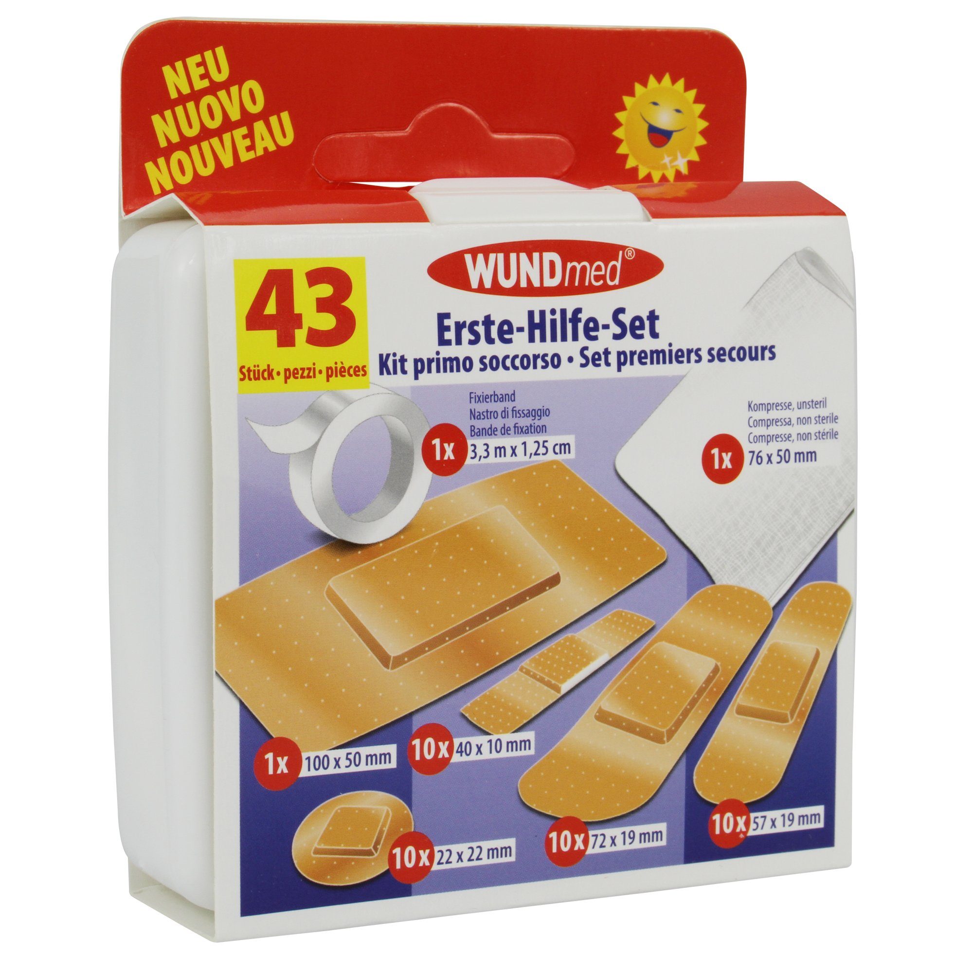 Wundmed Wundpflaster WUNDmed® Erste-Hilfe-Set 43-teilig