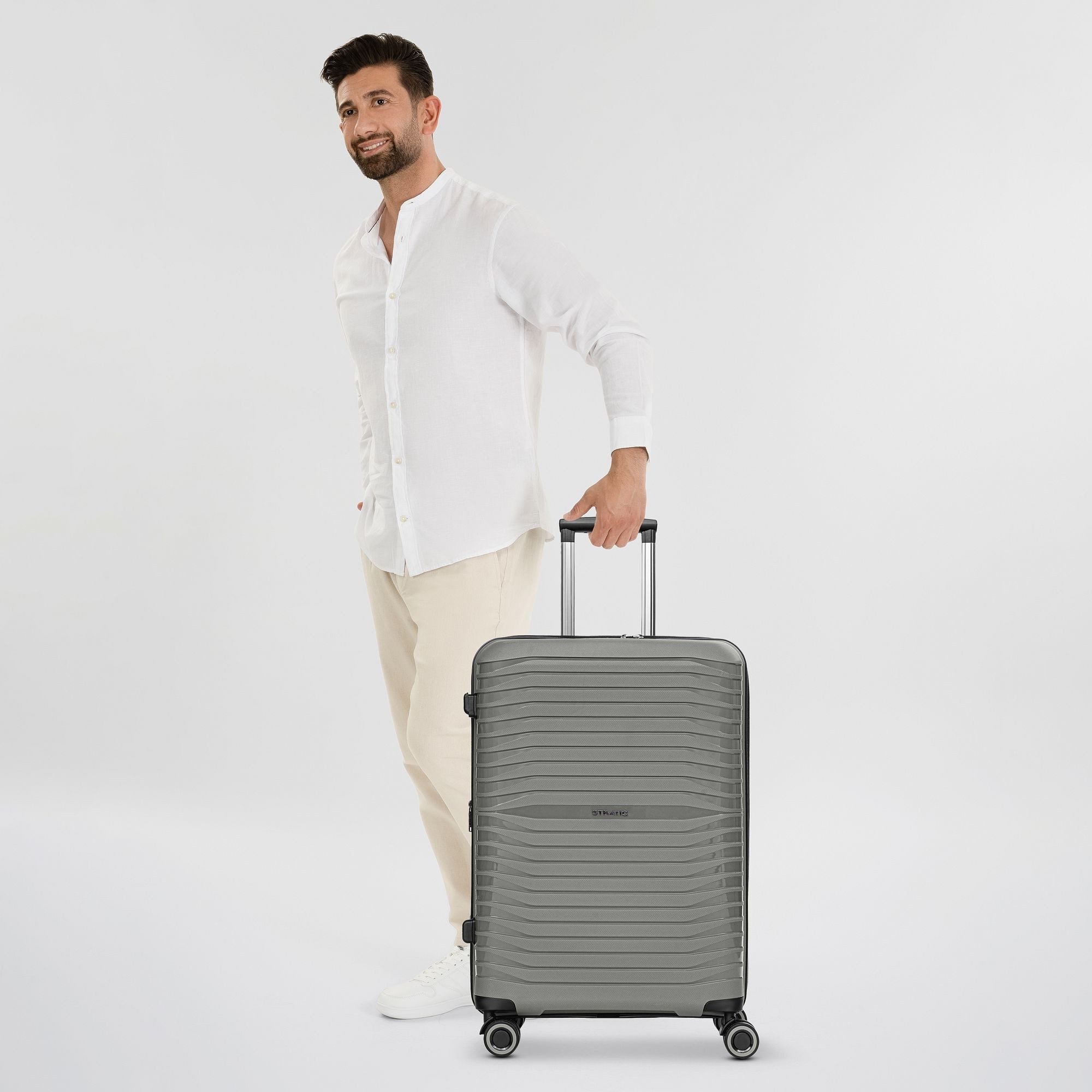 Stratic Hartschalen-Trolley Shine, 4 Rollen, Polypropylen günstig online kaufen