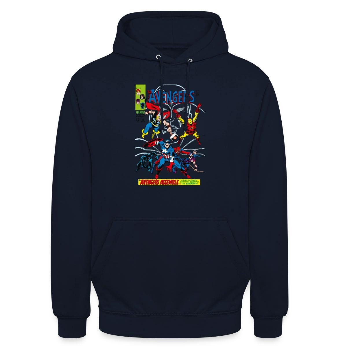 Spreadshirt Hoodie Avengers Comic Superhelden Assemble Unisex Hoodie (1-tlg)