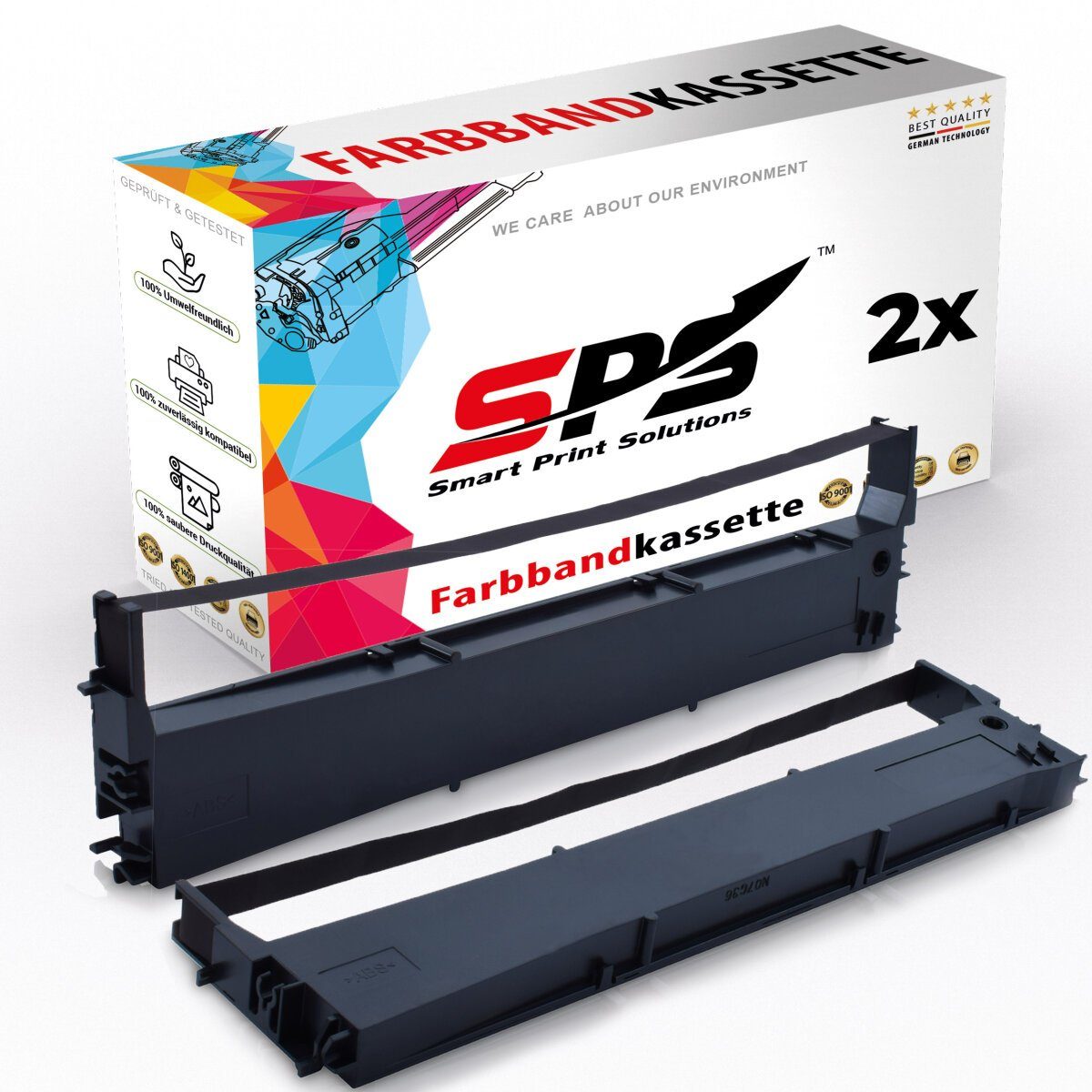 SPS Kompatibel für Epson LQ300 Plus C13S015633 Nachfülltinte (für Epson, 2er Pack, x)