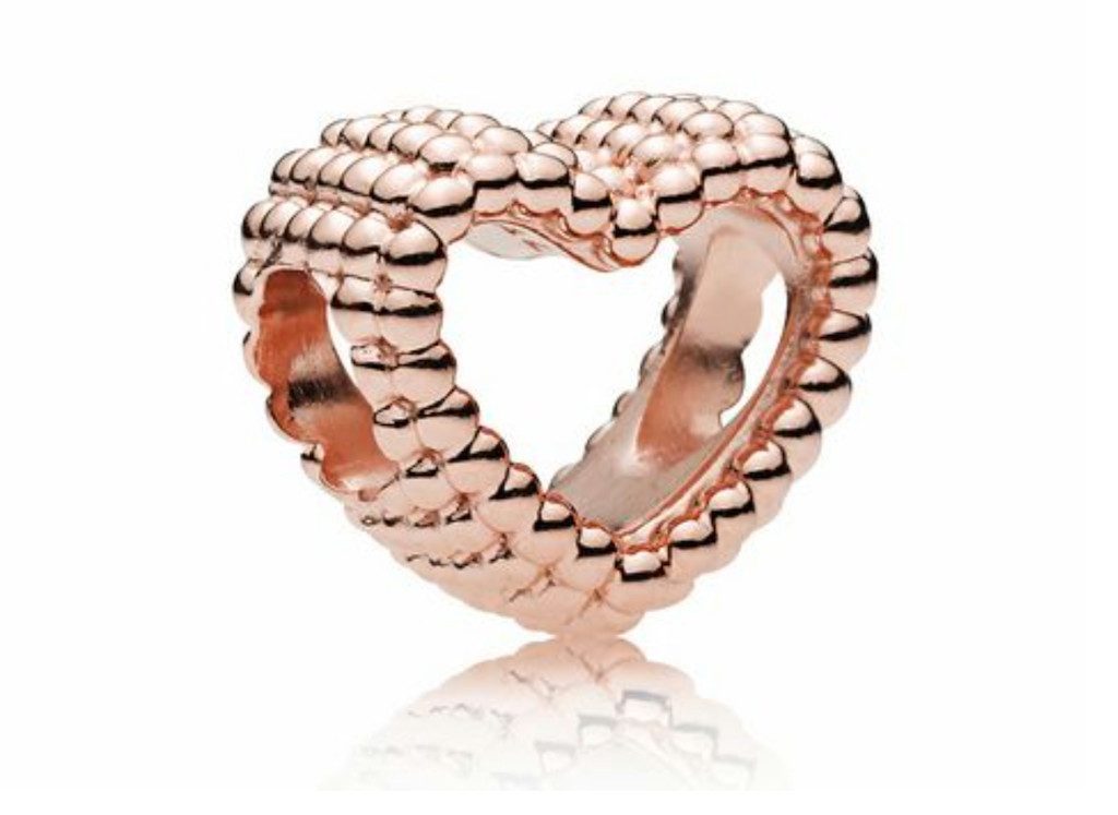 Pandora Charm-Einhänger Offenes Metallperlen-Herz günstig online kaufen