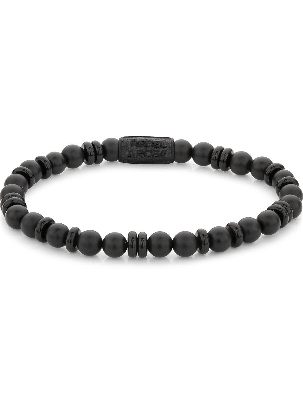 Rebel & Rose Armband Rebel & Rose Armband All-Black RR-60107-B-S Damen