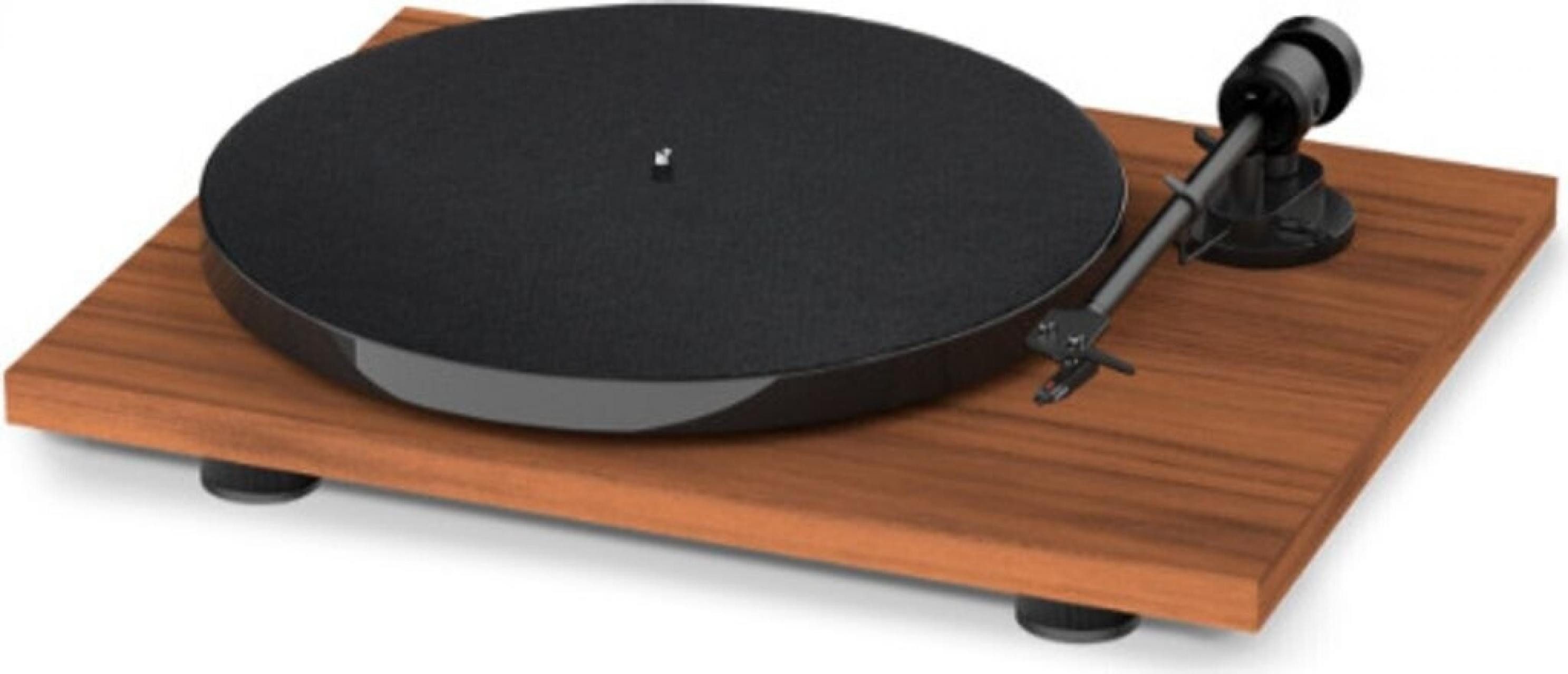 Pro-Ject E1 wallnuss voreingestellter Ortofon OM 5E Tonabnehmer Проигрыватели
