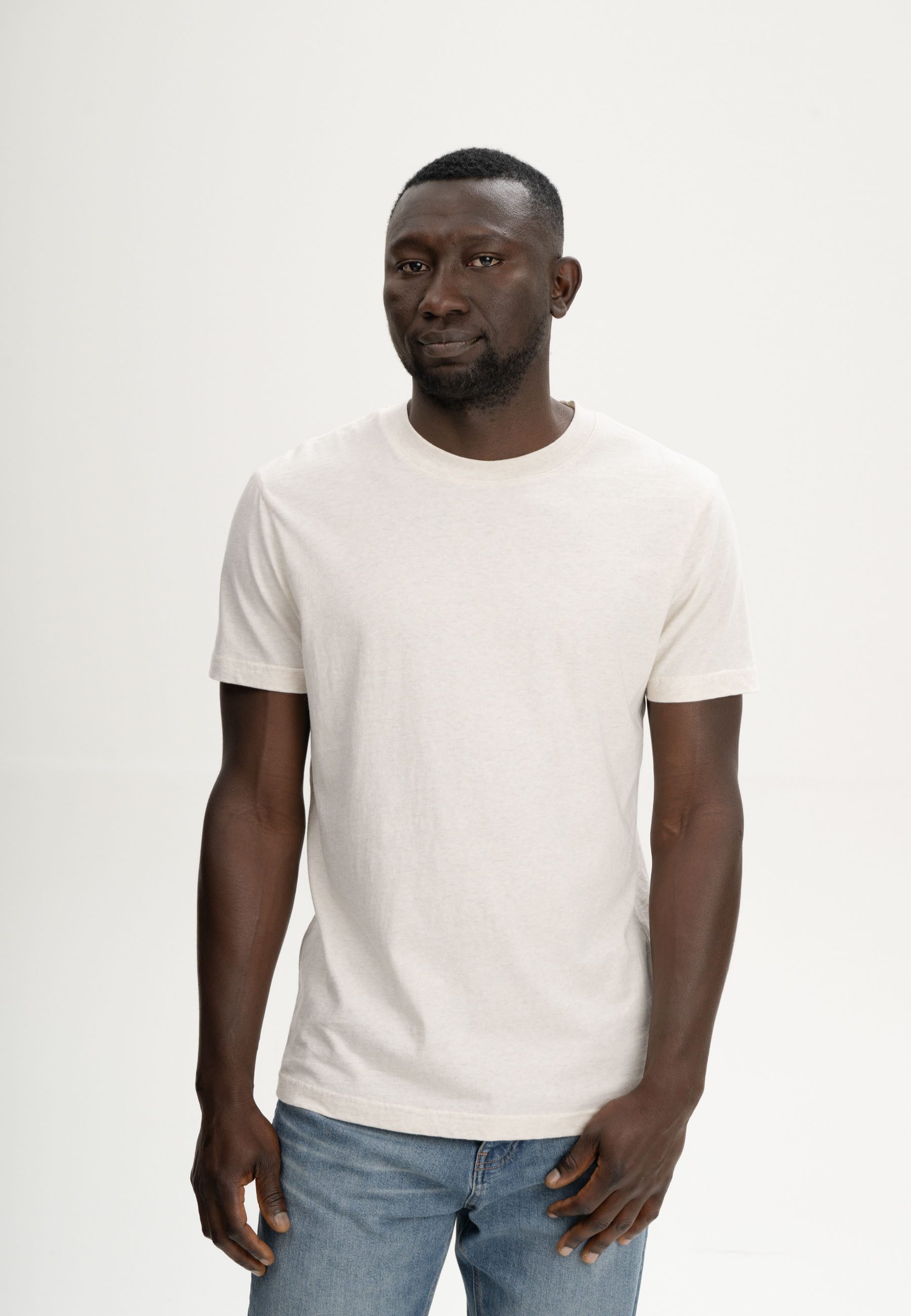 MELA Kurzarmshirt Herren T-Shirt AVAN Fein günstig online kaufen