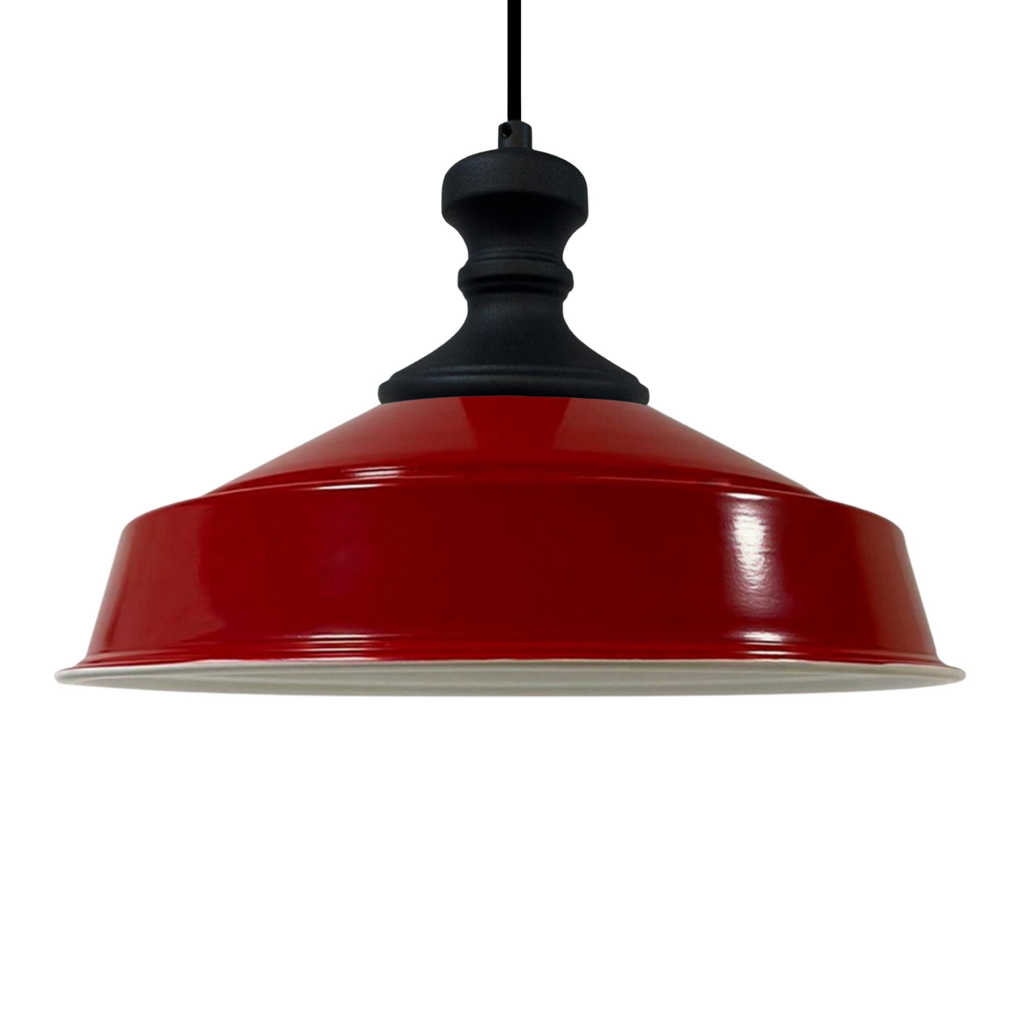 Bamyum Pendelleuchte Asletl Hängelampe Industrial aus Metall Ø41 cm, Pendelleuchte Esstisch, ohne Leuchtmittel