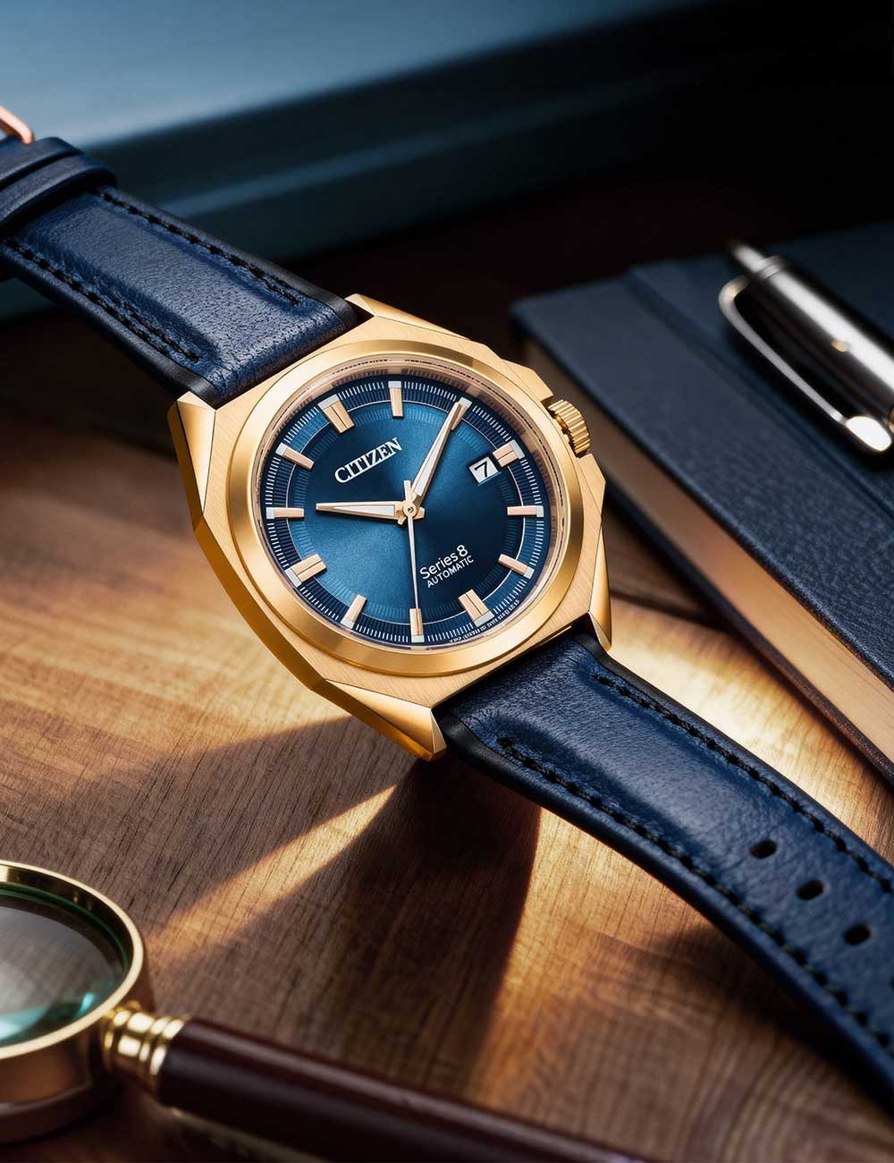 Citizen Automatikuhr Citizen NB6012-18L Series 8 Automatik Herrenuhr 40mm 1 günstig online kaufen