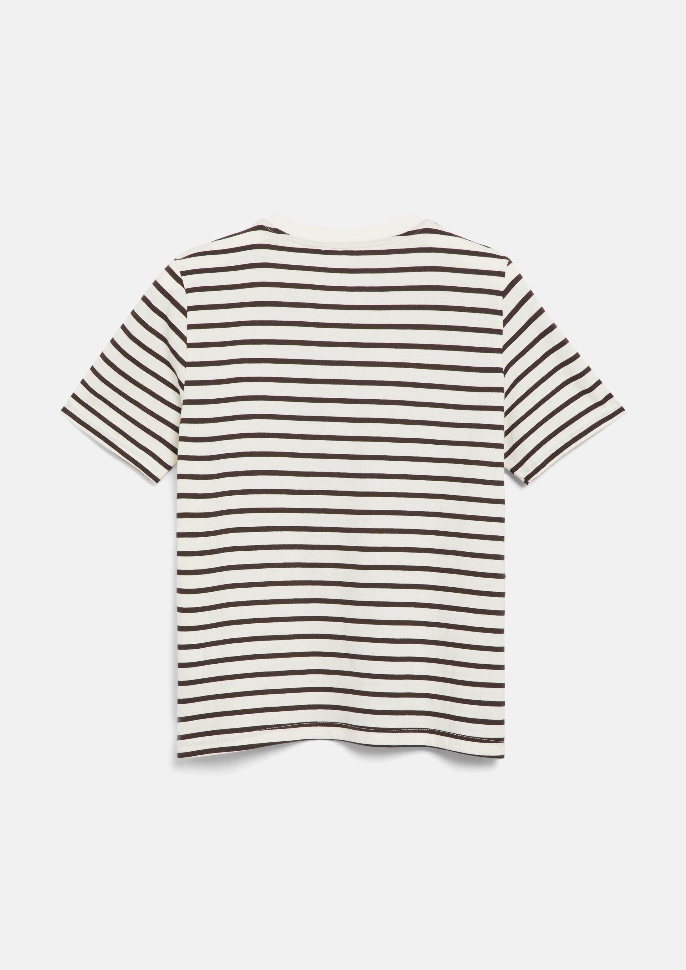 s.Oliver Kurzarmshirt T-Shirt Gestreiftes T-Shirt mit Rundhalsausschnitt
