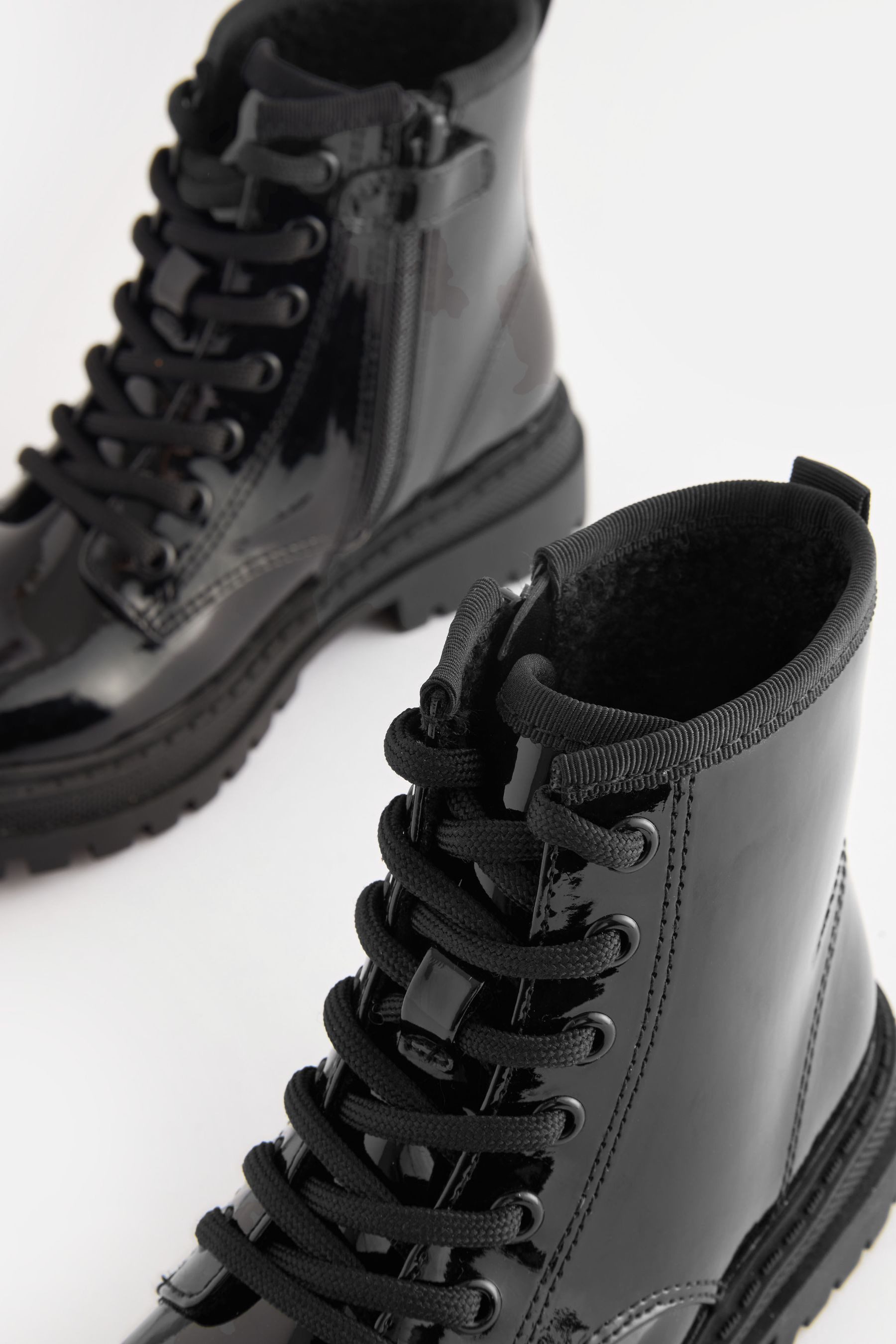 Next Warm gefütterte Schürstiefel Schnürstiefelette (1-tlg)