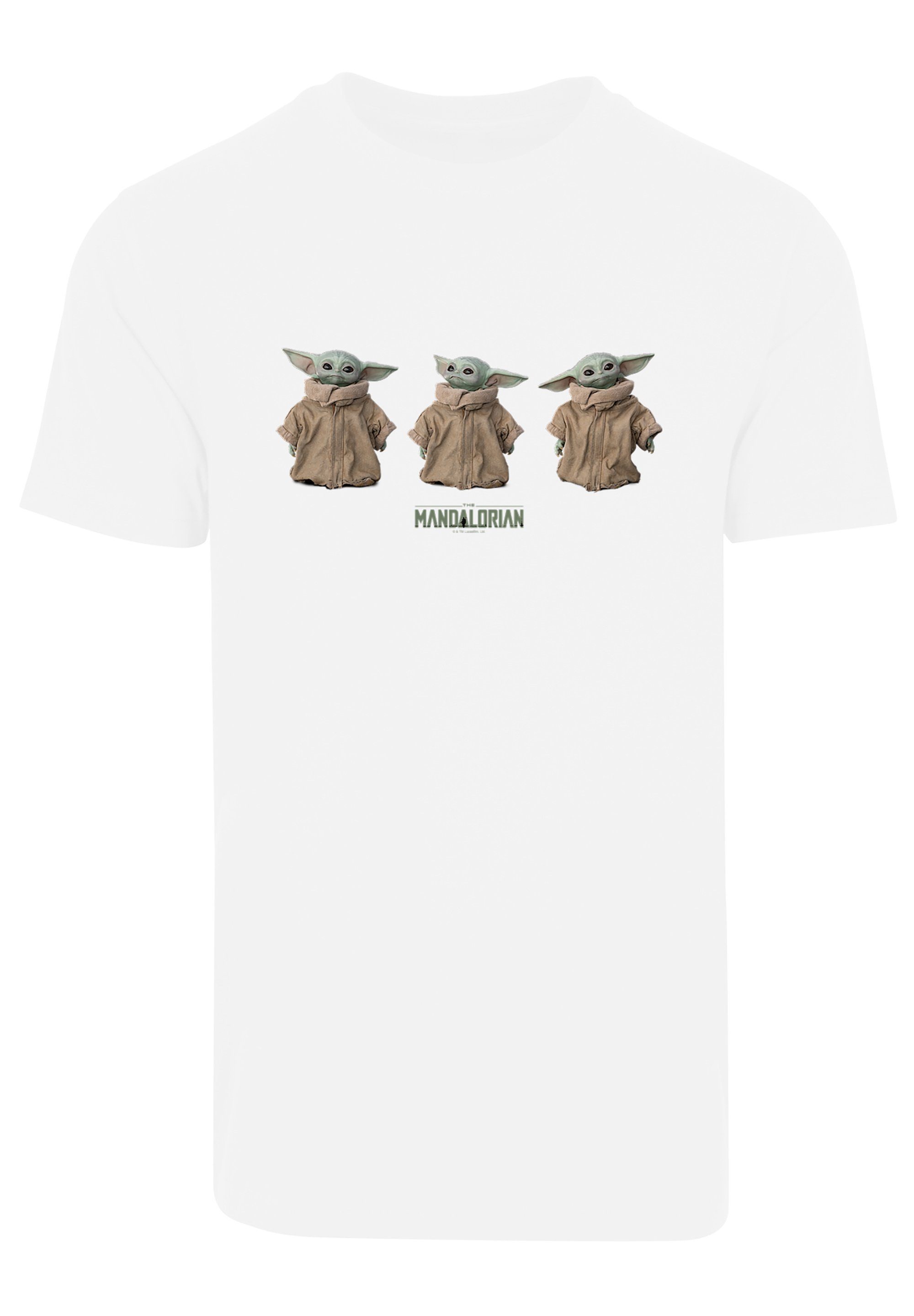 The Print Sterne Yoda F4NT4STIC der Wars Krieg weiß T-Shirt Baby Mandalorian Star
