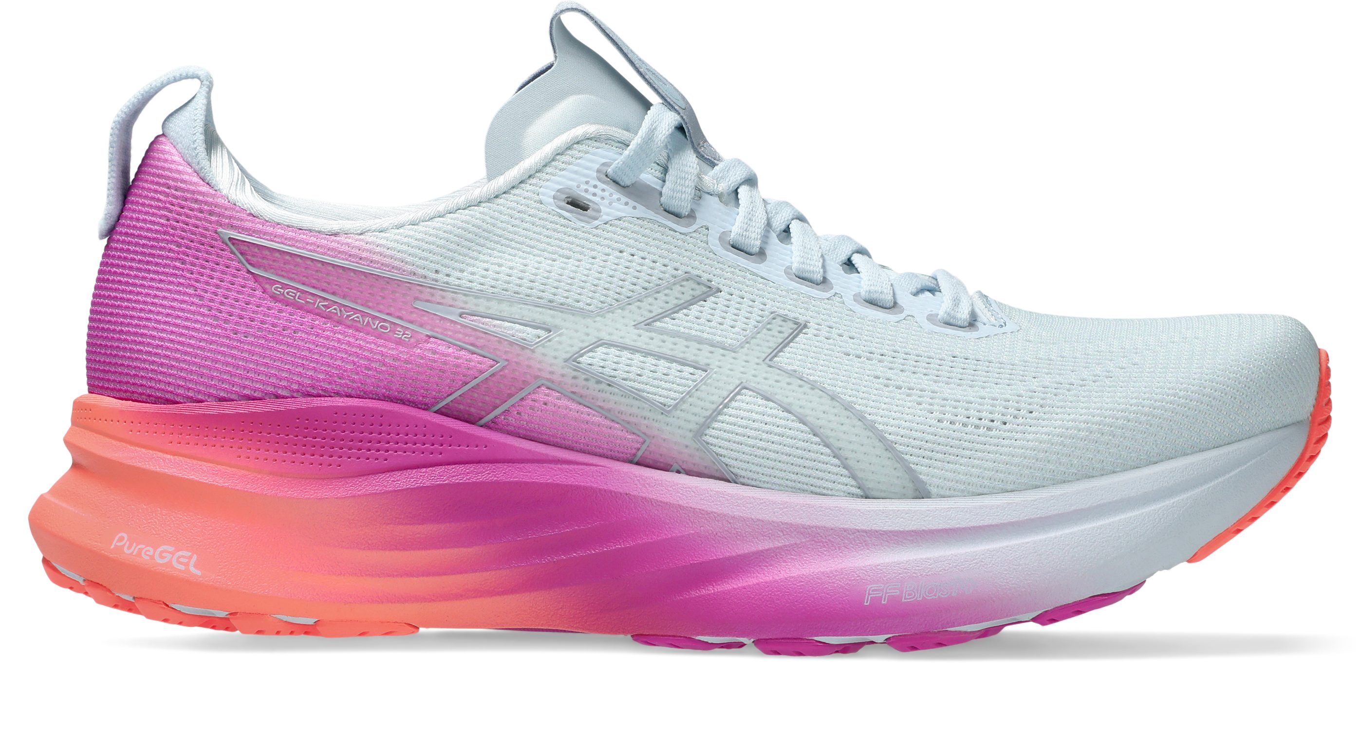 Asics GEL-KAYANO 32 Laufschuh mit FF BLAST PLUS Foam-Mittelsohle, mit 4D GUIDANCE SYSTEM