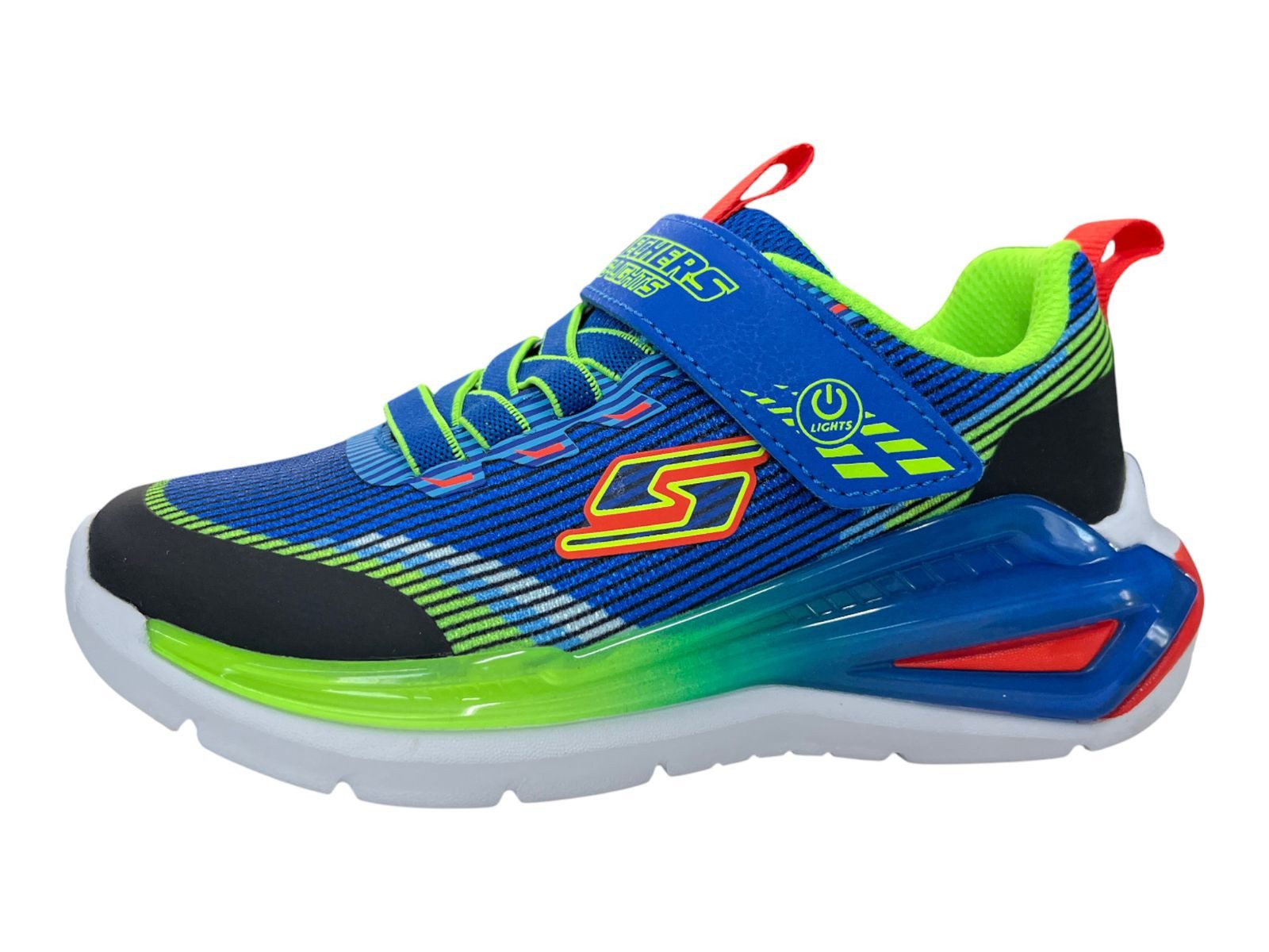 Skechers Skechers Kinder Sneaker TRI-NAMICS S LIGHTS 401661L/BLMT blau/multi Sneaker – Bild 2 von 4