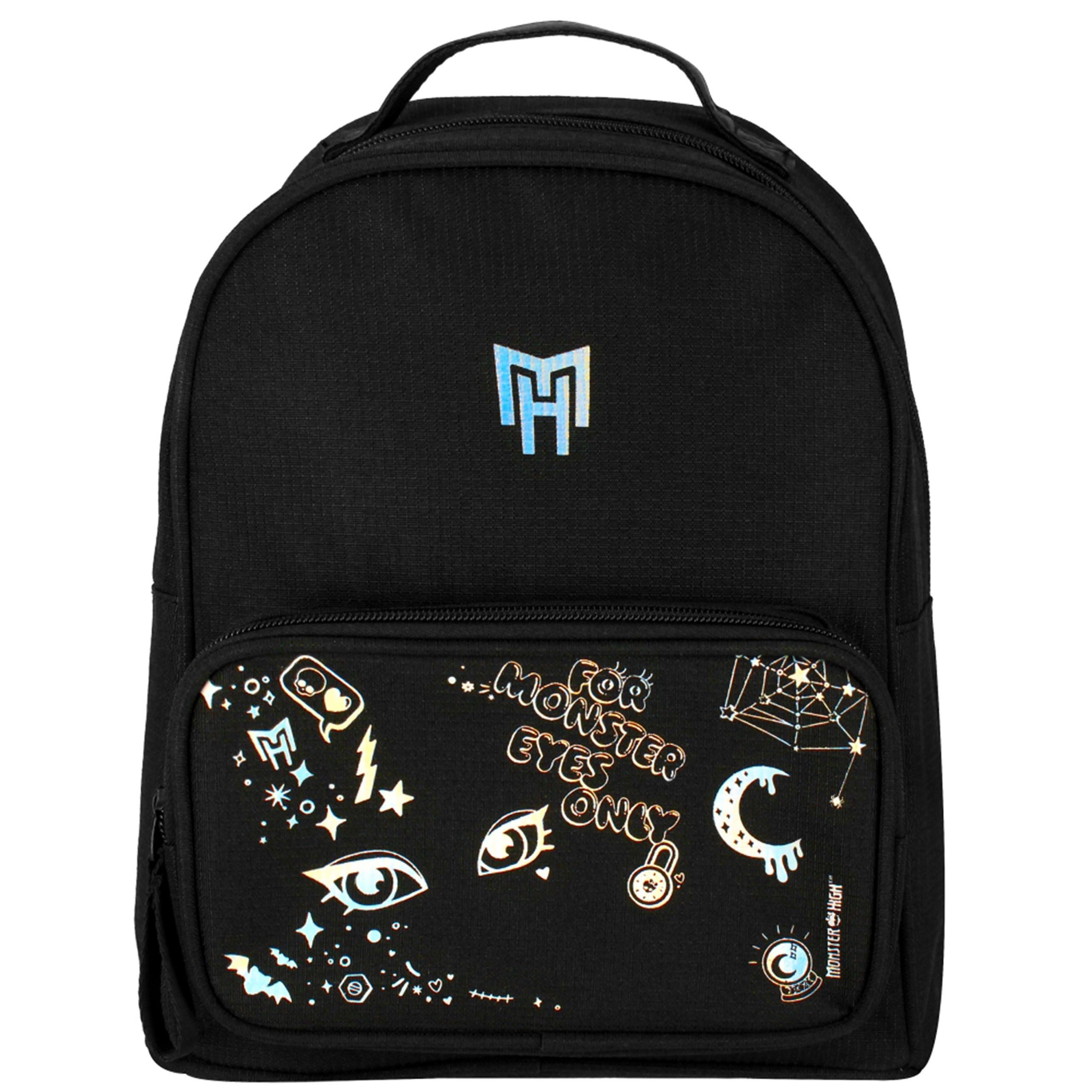 Starpak Vorschulranzen Monster High Schwarzer Jugendrucksack für Mädchen, STARPAK