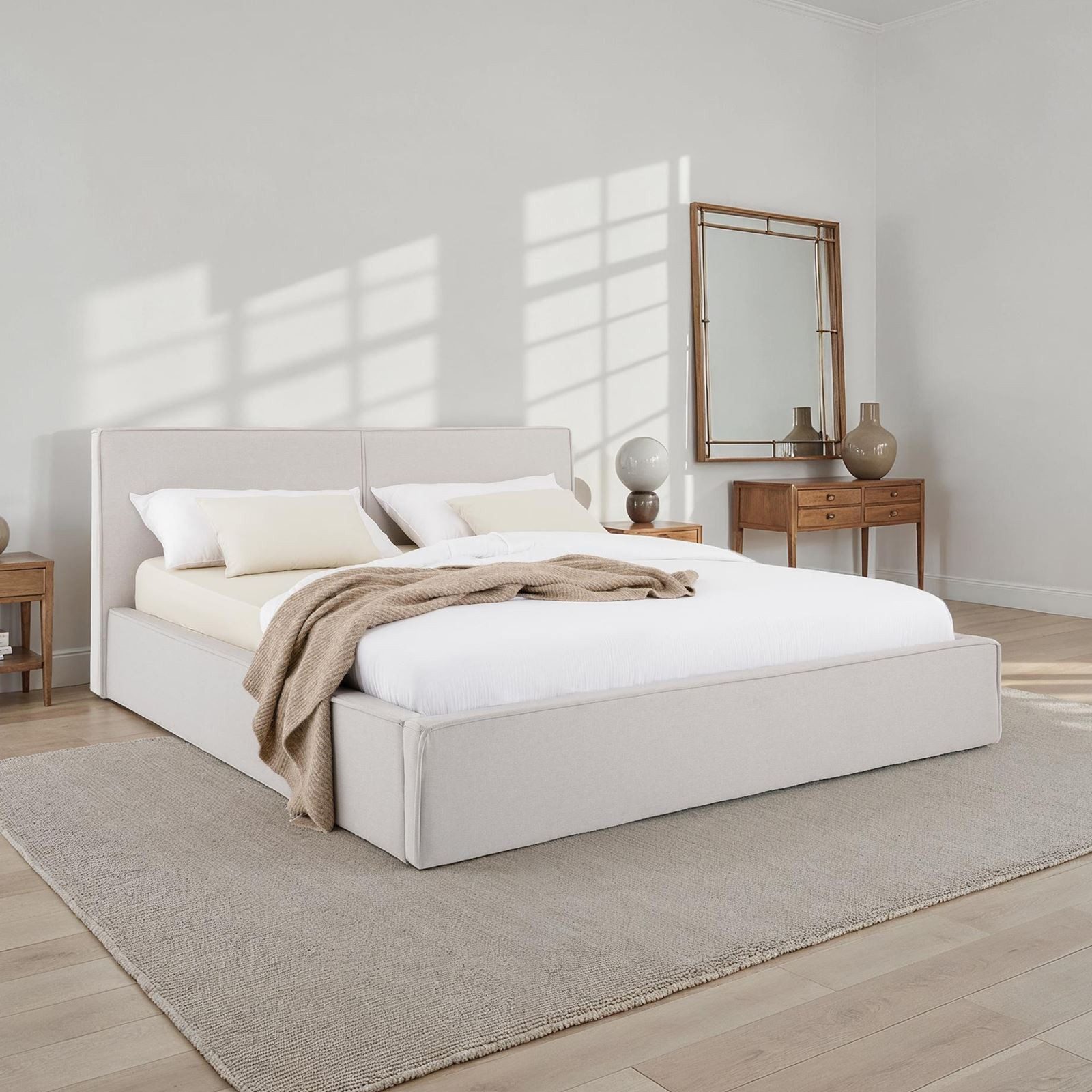 IDIMEX Polsterbett CALM, Doppelbett 180x200 cm günstig online kaufen
