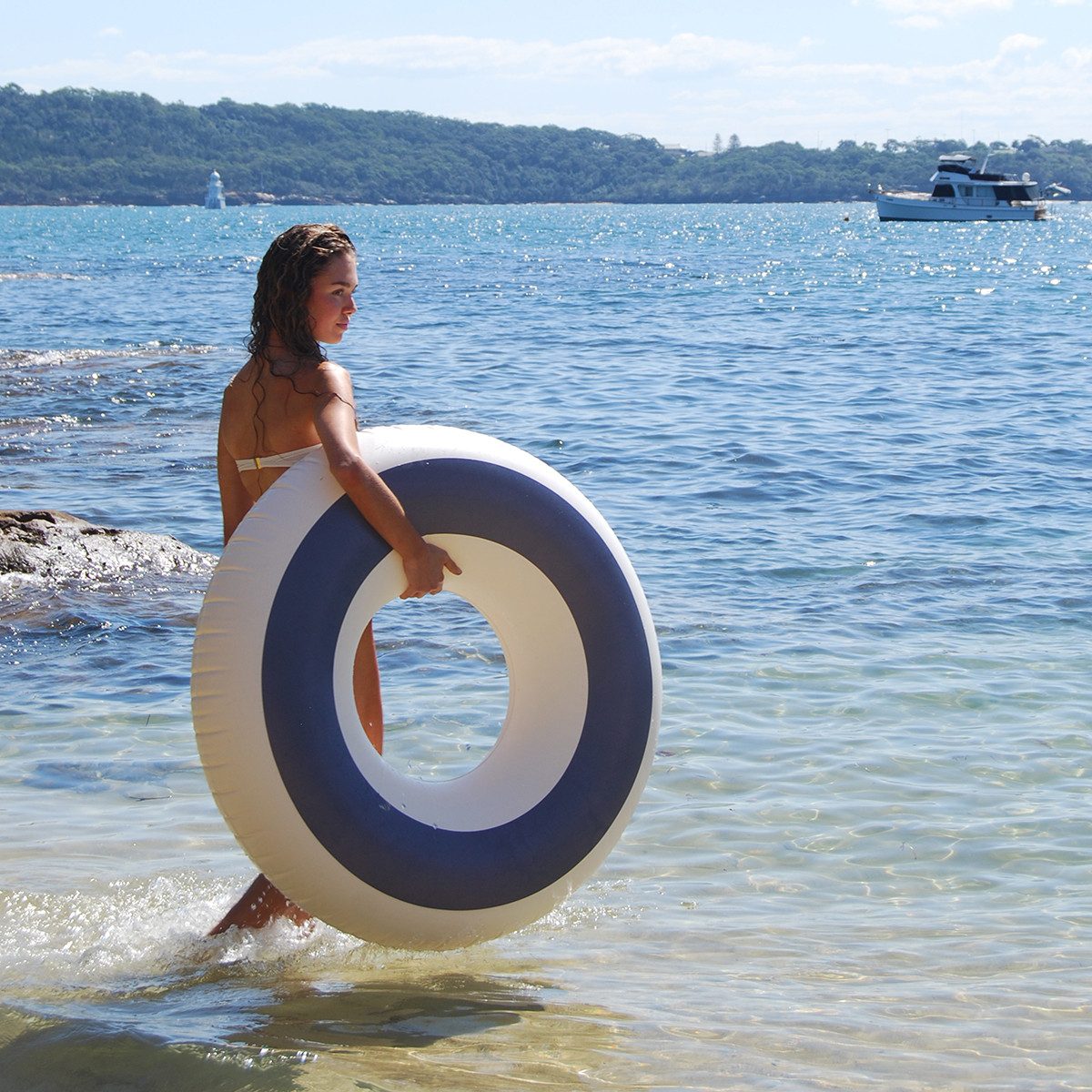 Sunnylife Schwimmring Schwimmring STRIPE