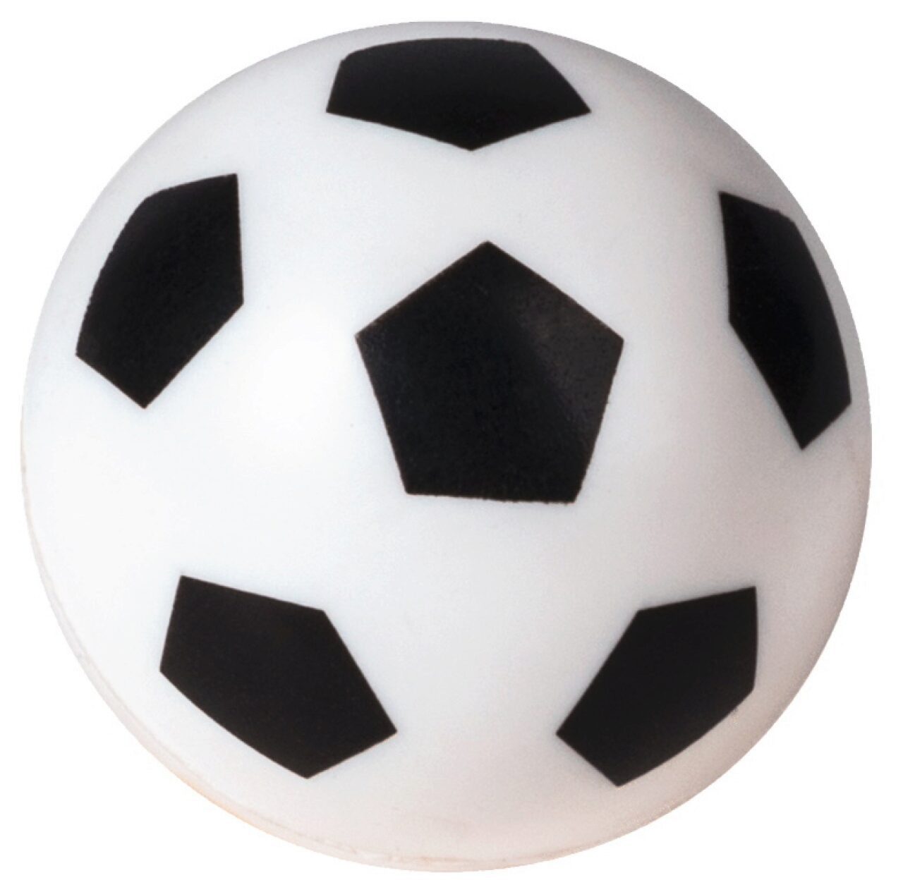 BRUNNEN Spiel BRUNNEN Flummi Fußball Gummiball Ø 4 cm schwarz/weiß
