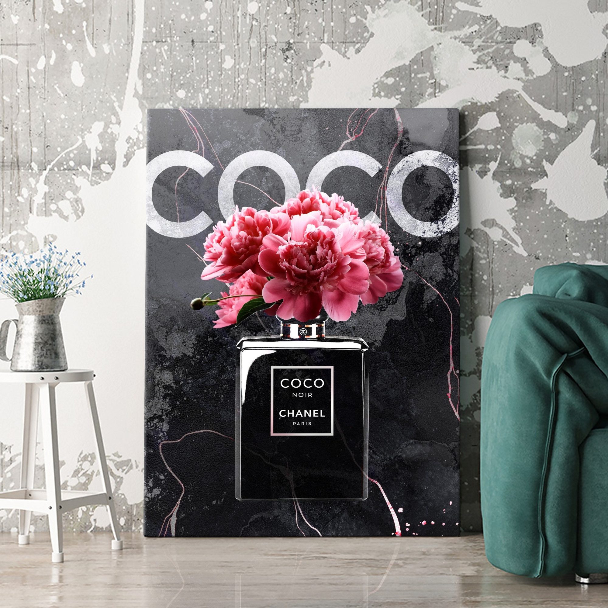 Artmazing Leinwandbild Coco in Pink, XXL Leinwand 120x80, Poster & Kunstdru günstig online kaufen