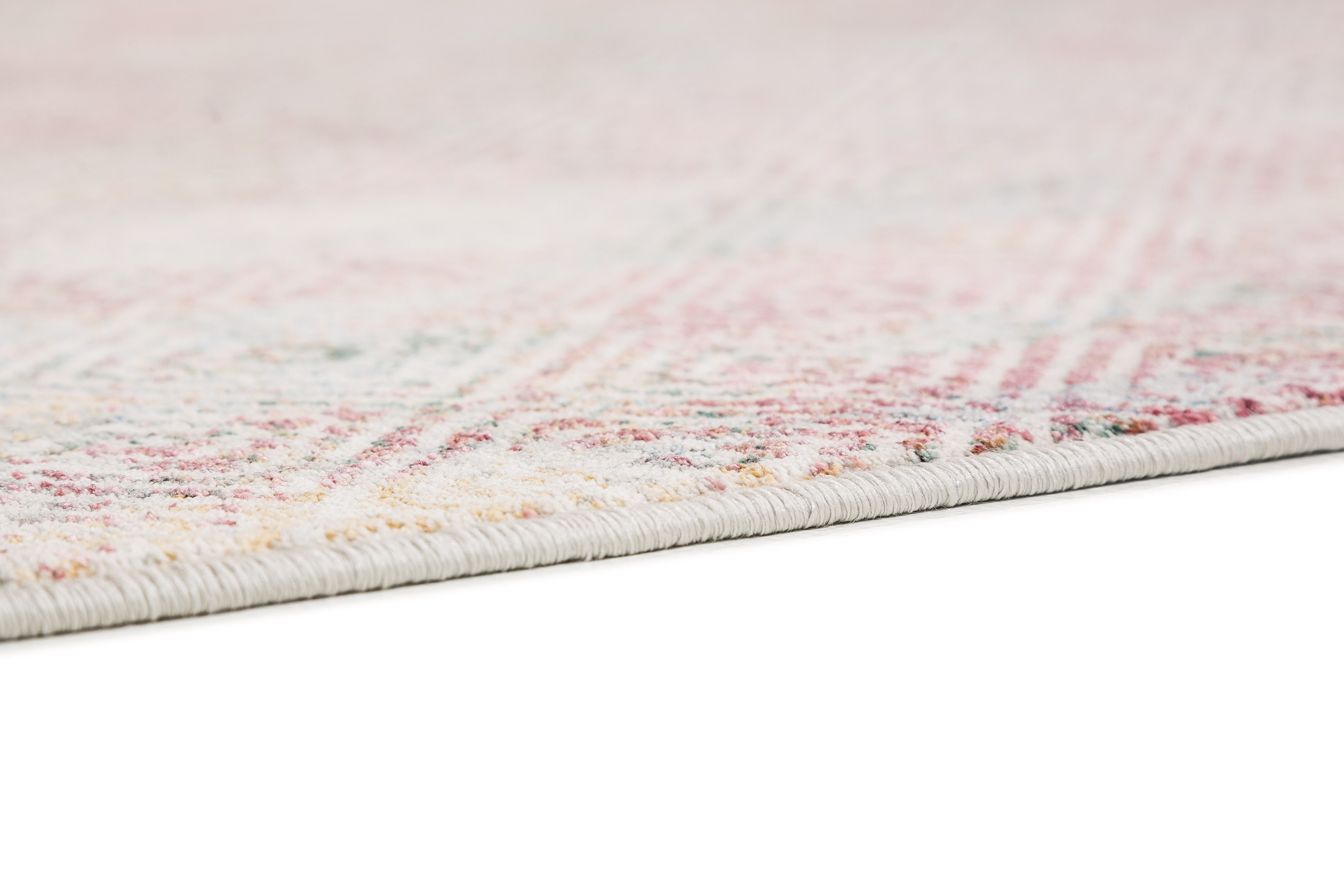 SCHÖNER WOHNEN-Kollektion Teppich Charme 242, rechteckig, Höhe: 6 mm, leichter Kurzflor, Fransen, Wohnzimmer, Schöner Wohnen Kollektion