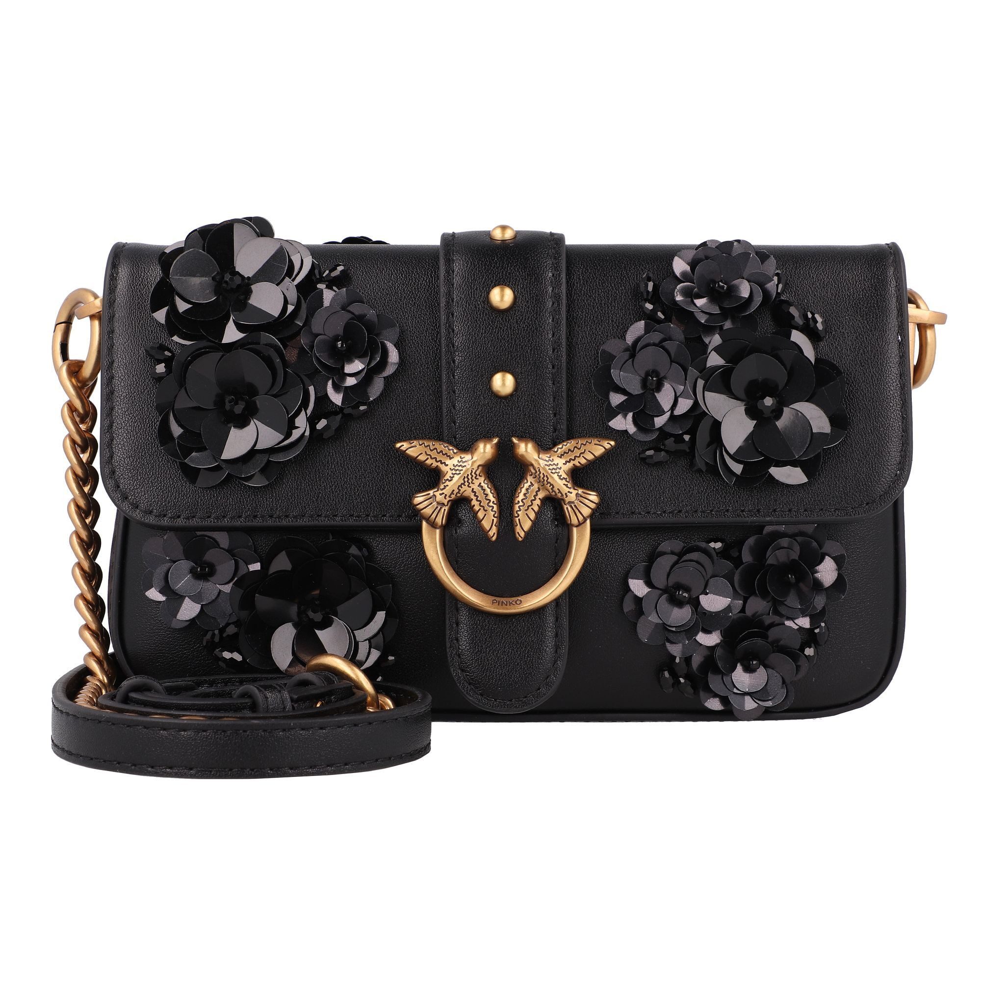 PINKO Schultertasche Love One, Leder