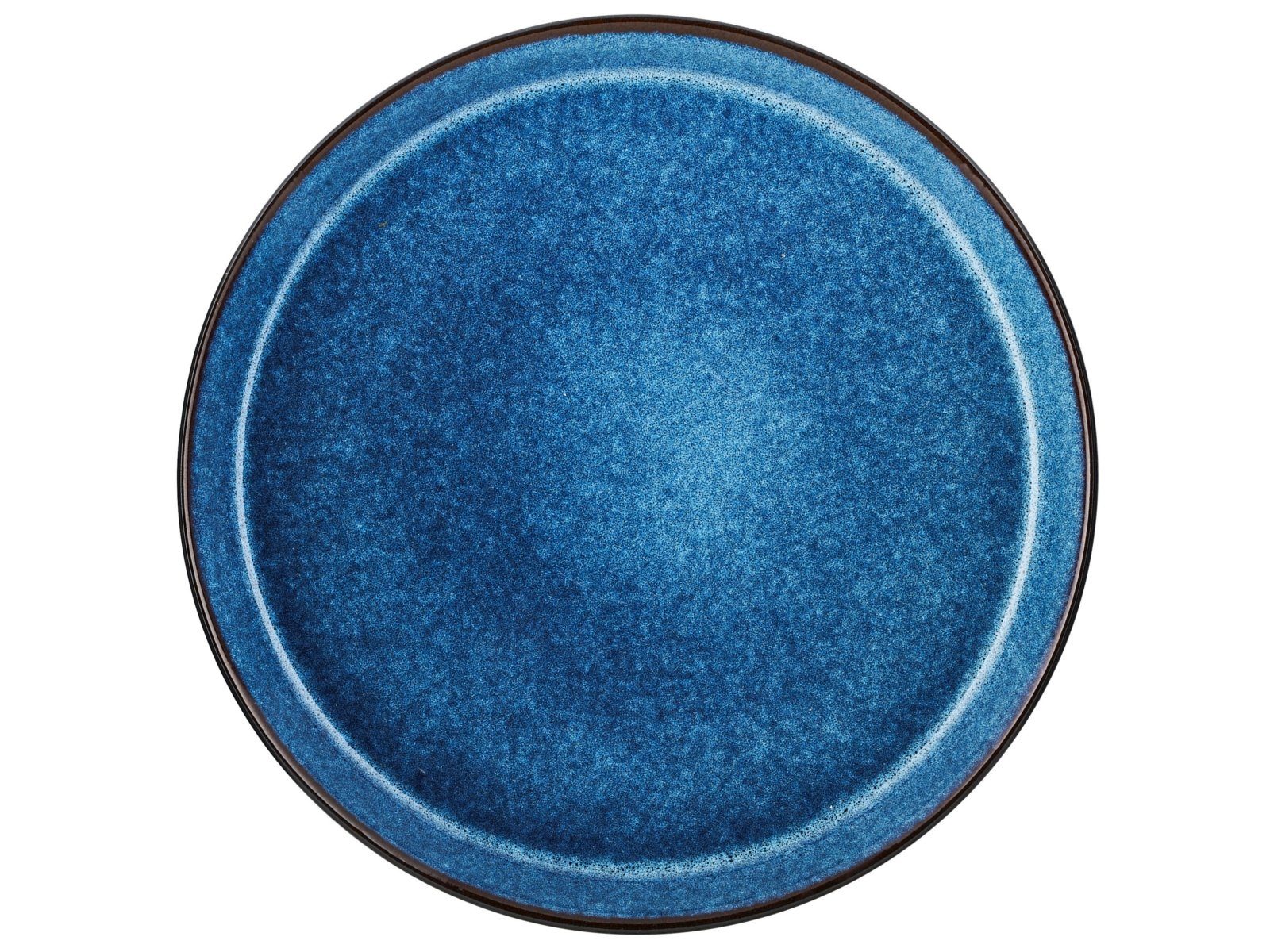 Bitz Speiseteller Speiseteller matt black / shiny dark blue 27 cm, Speiseteller Gastro 27 cm Schwarz/Dunkelblau
