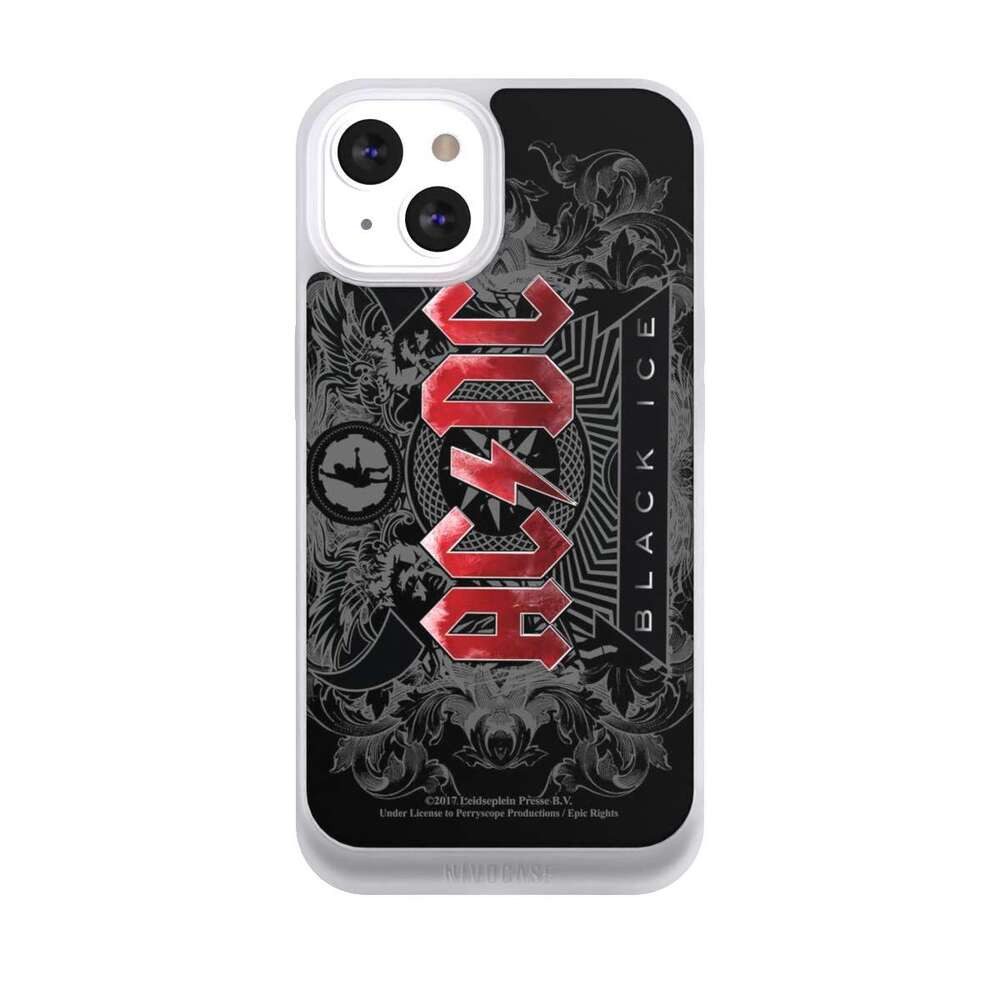 NIVOCASE Handyhülle ACDC Fanartikel Black Ice ACDC black ice, Apple iPhone 13 Handyhülle Hülle NIVOpure Case Frozen