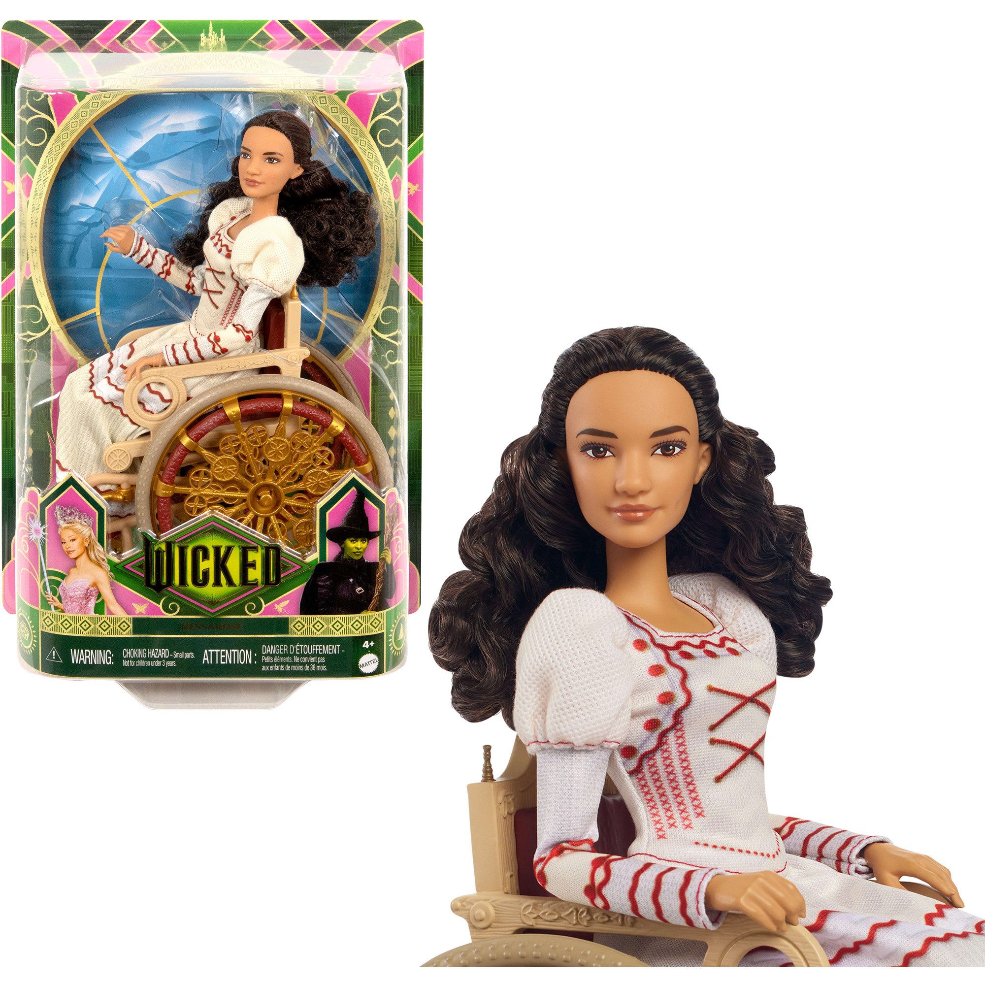 Wicked Babypuppe Mattel Wicked Nessarose-Modepuppe, Puppe, (mit